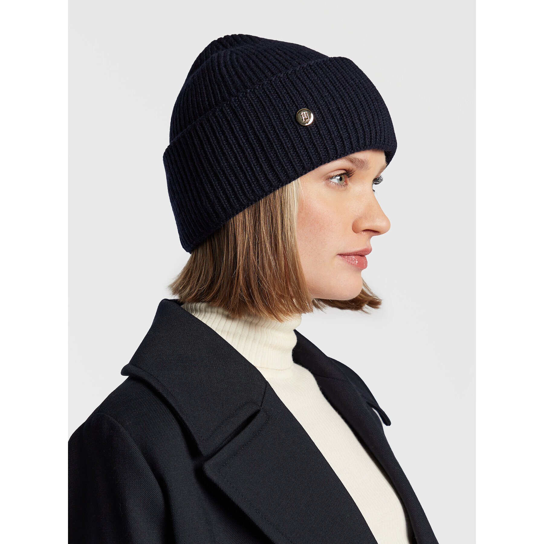 Tommy Hilfiger Шапка Elevated AW0AW13820 Тъмносин - Pepit.bg