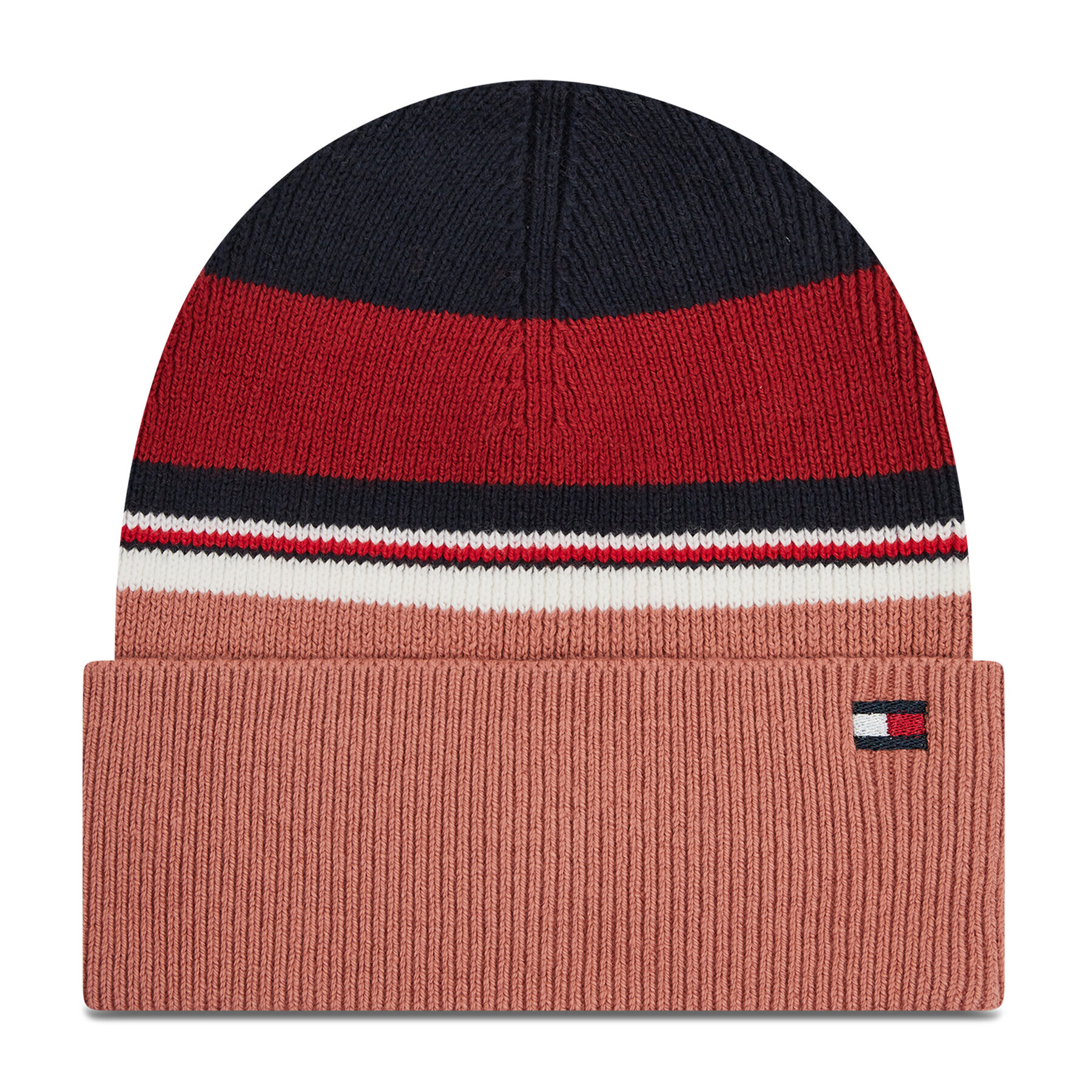 Tommy Hilfiger Шапка Essential Knit Beanie Cb AW0AW10627 Розов - Pepit.bg