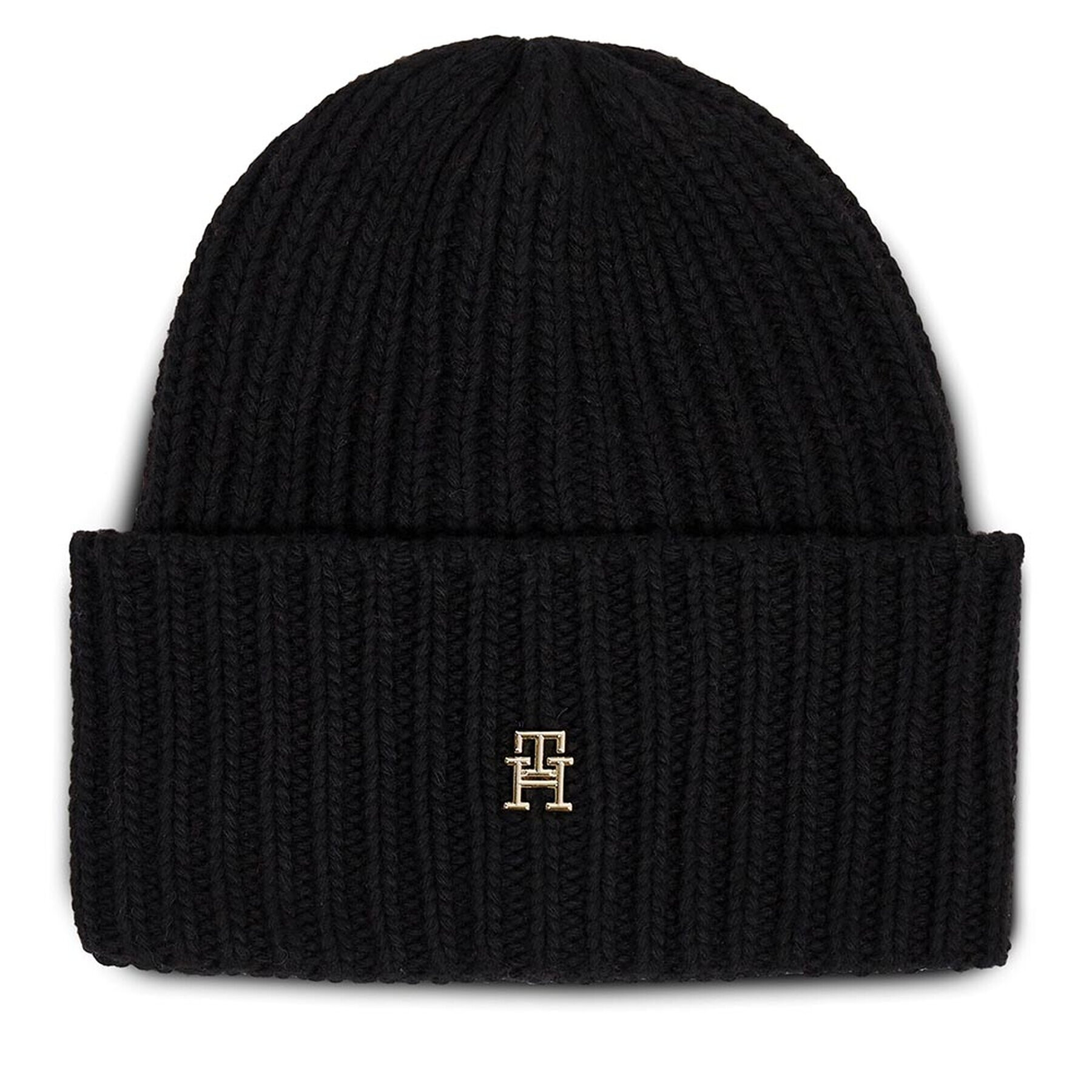 Tommy Hilfiger Шапка Limitless Chic Beanie AW0AW15299 Черен - Pepit.bg