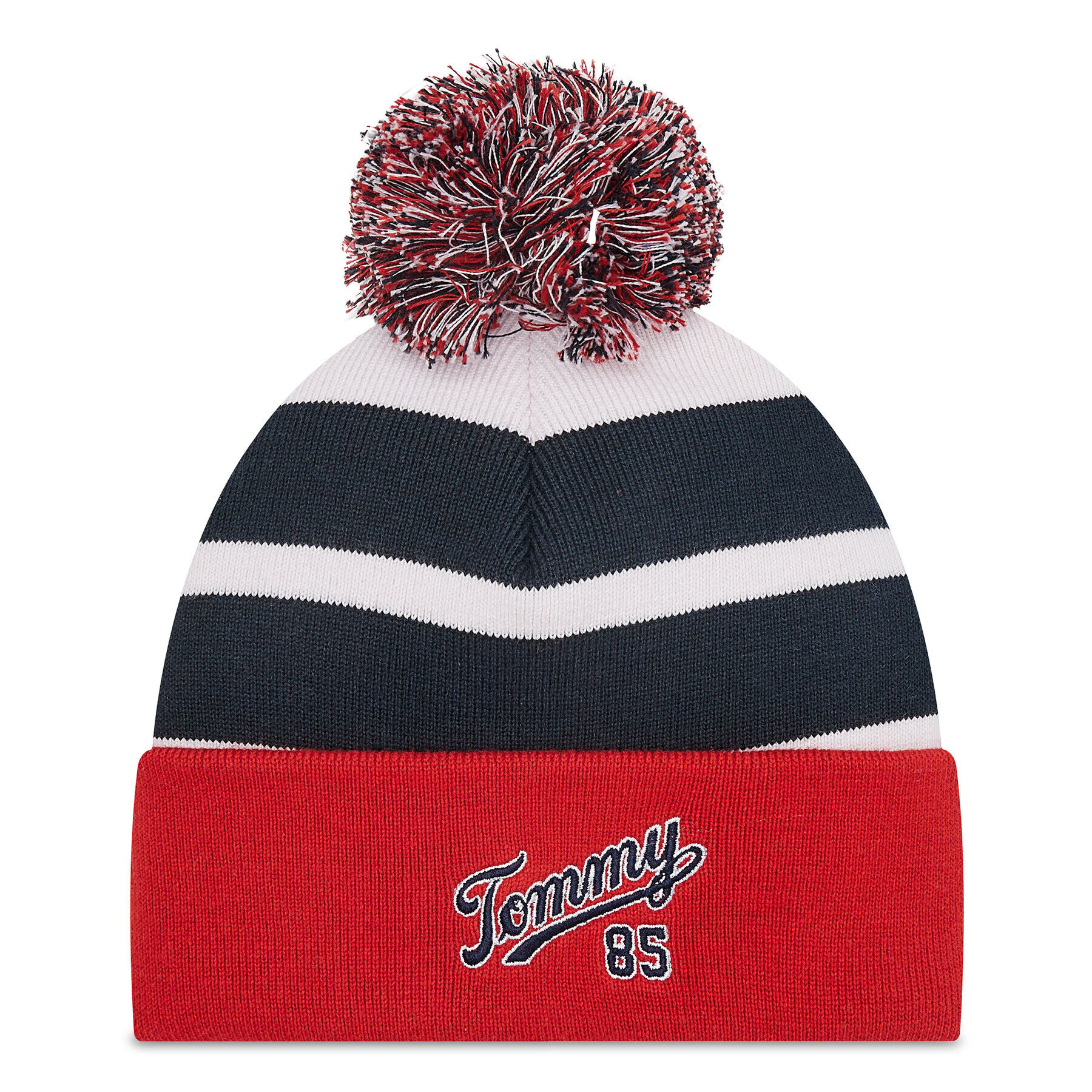 Tommy Hilfiger Шапка Logo AU0AU01649 Червен - Pepit.bg