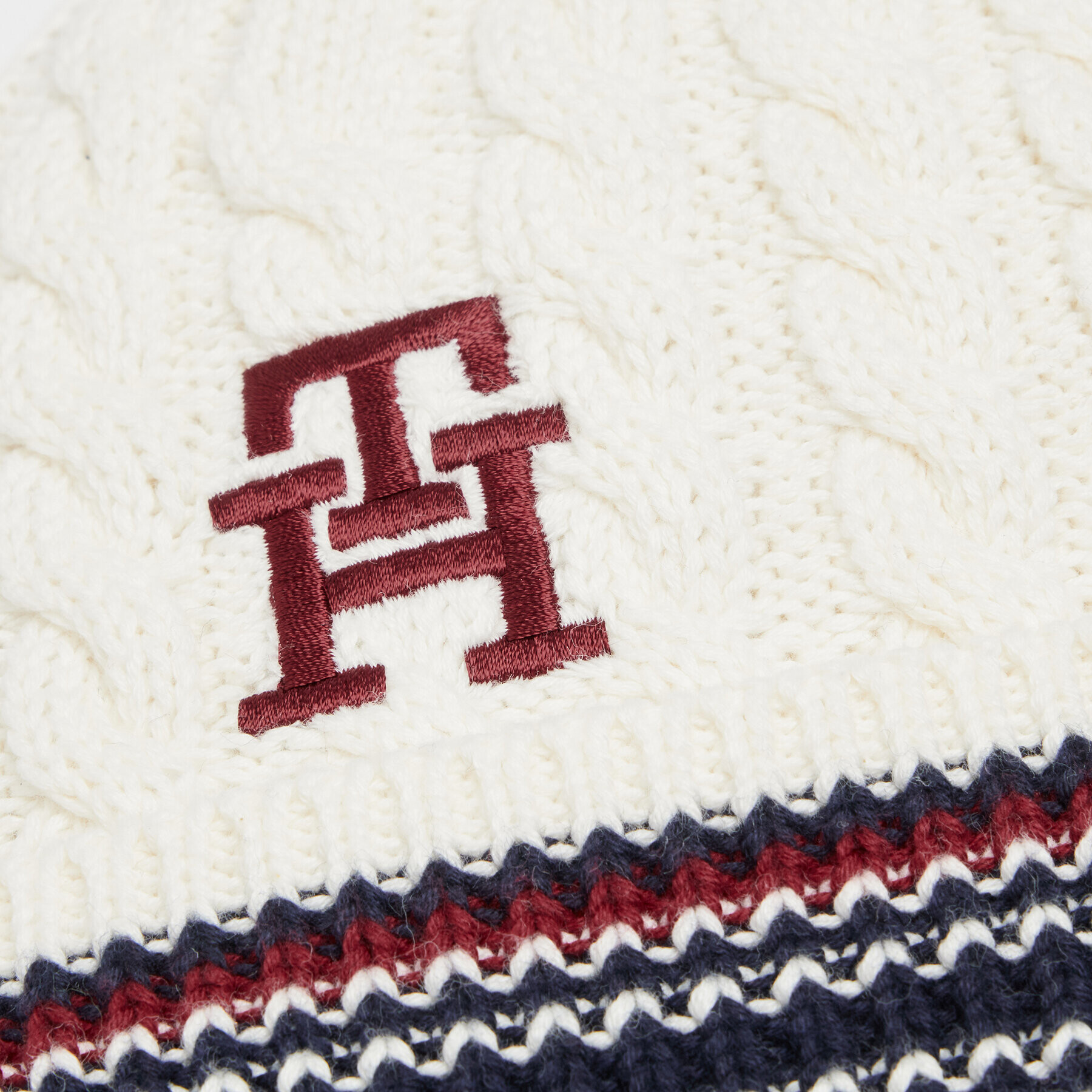 Tommy Hilfiger Шапка Monogram AU0AU01524 Бежов - Pepit.bg