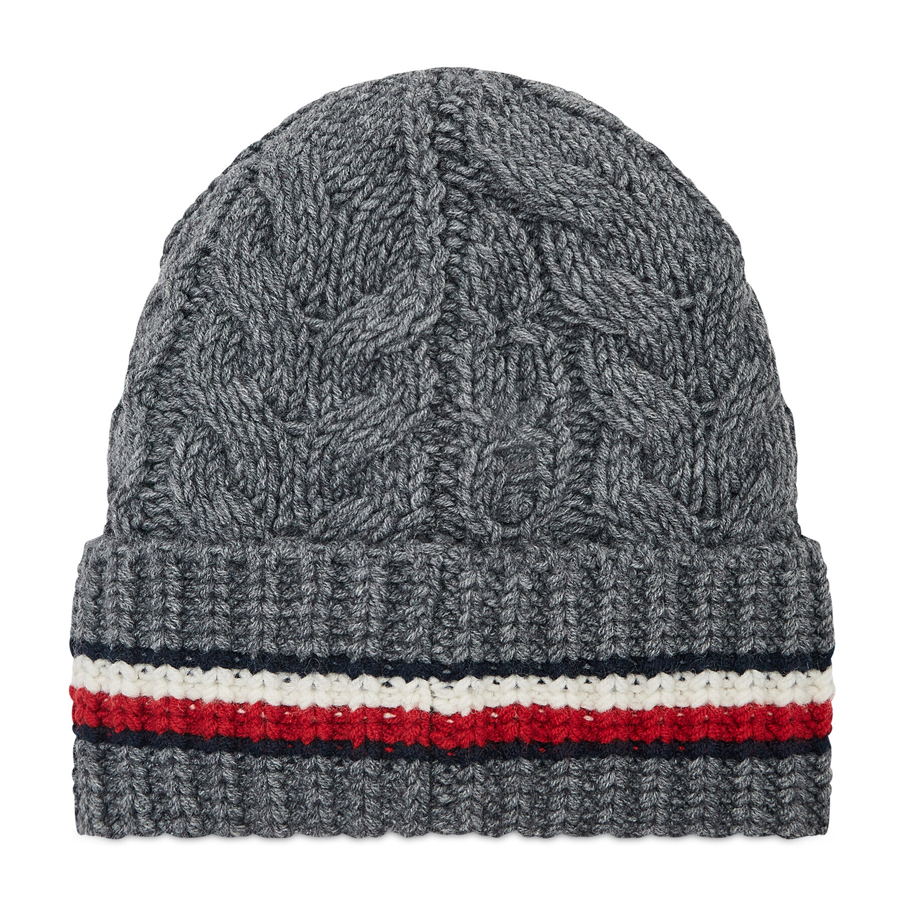 Tommy Hilfiger Шапка Premium AM0AM10494 Сив - Pepit.bg