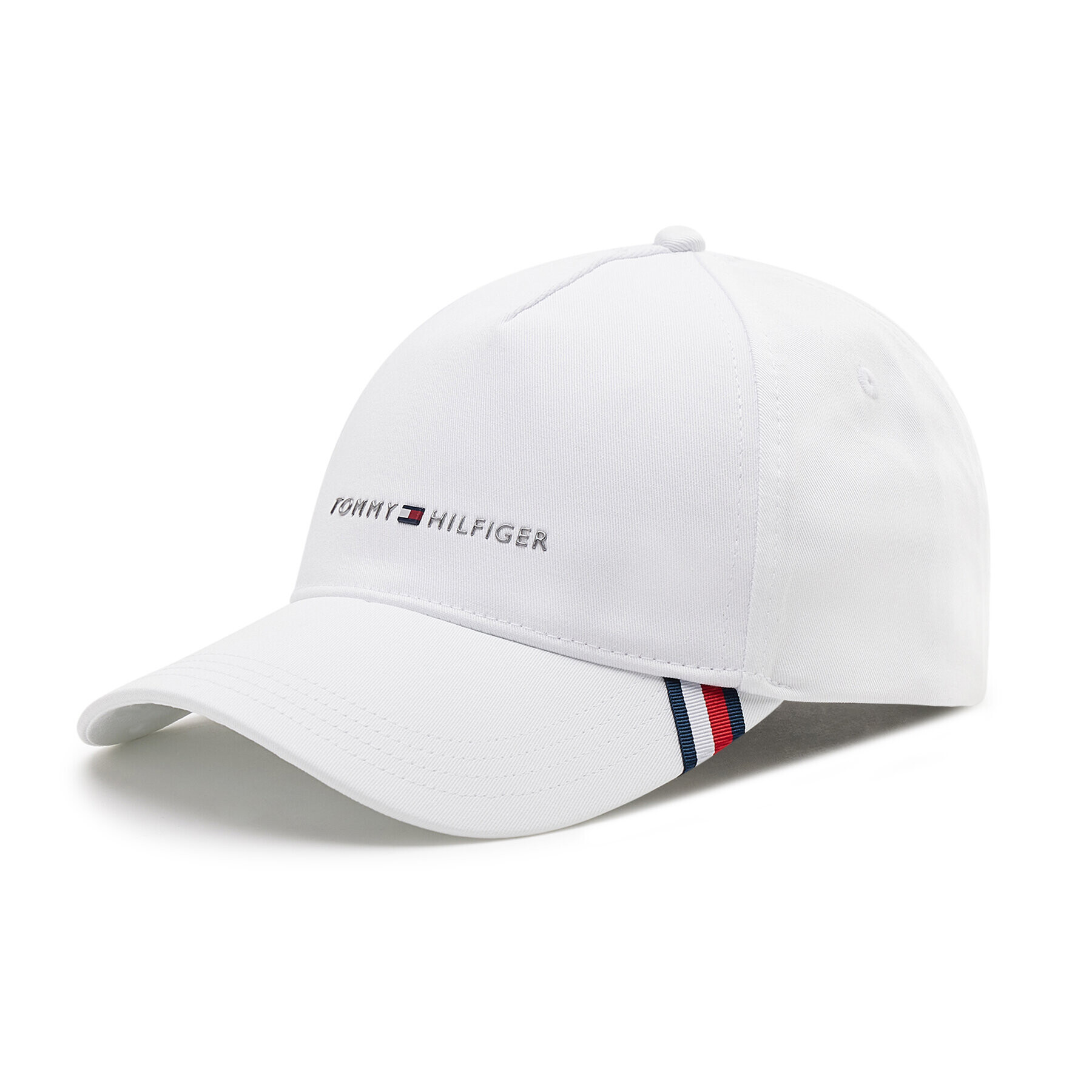 Tommy Hilfiger Шапка с козирка 1985 Downtown AM0AM08611 Бял - Pepit.bg