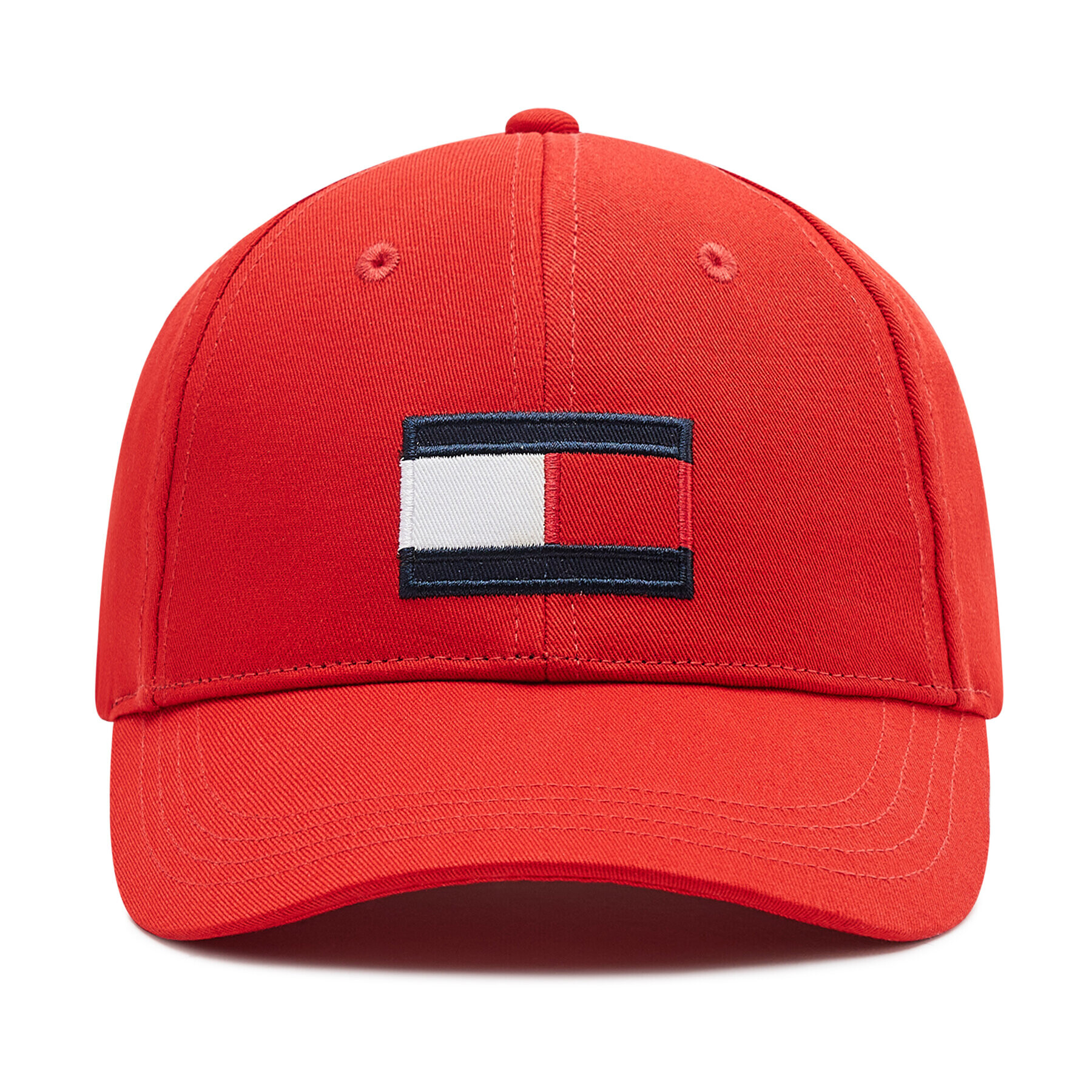 Tommy Hilfiger Шапка с козирка Big Flag AU0AU01393 Червен - Pepit.bg