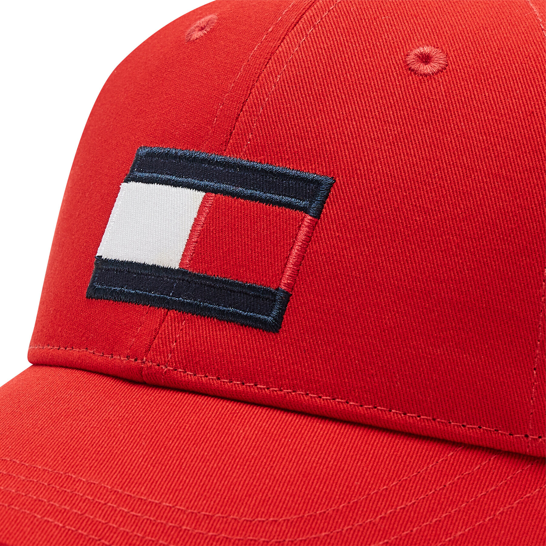 Tommy Hilfiger Шапка с козирка Big Flag AU0AU01393 Червен - Pepit.bg