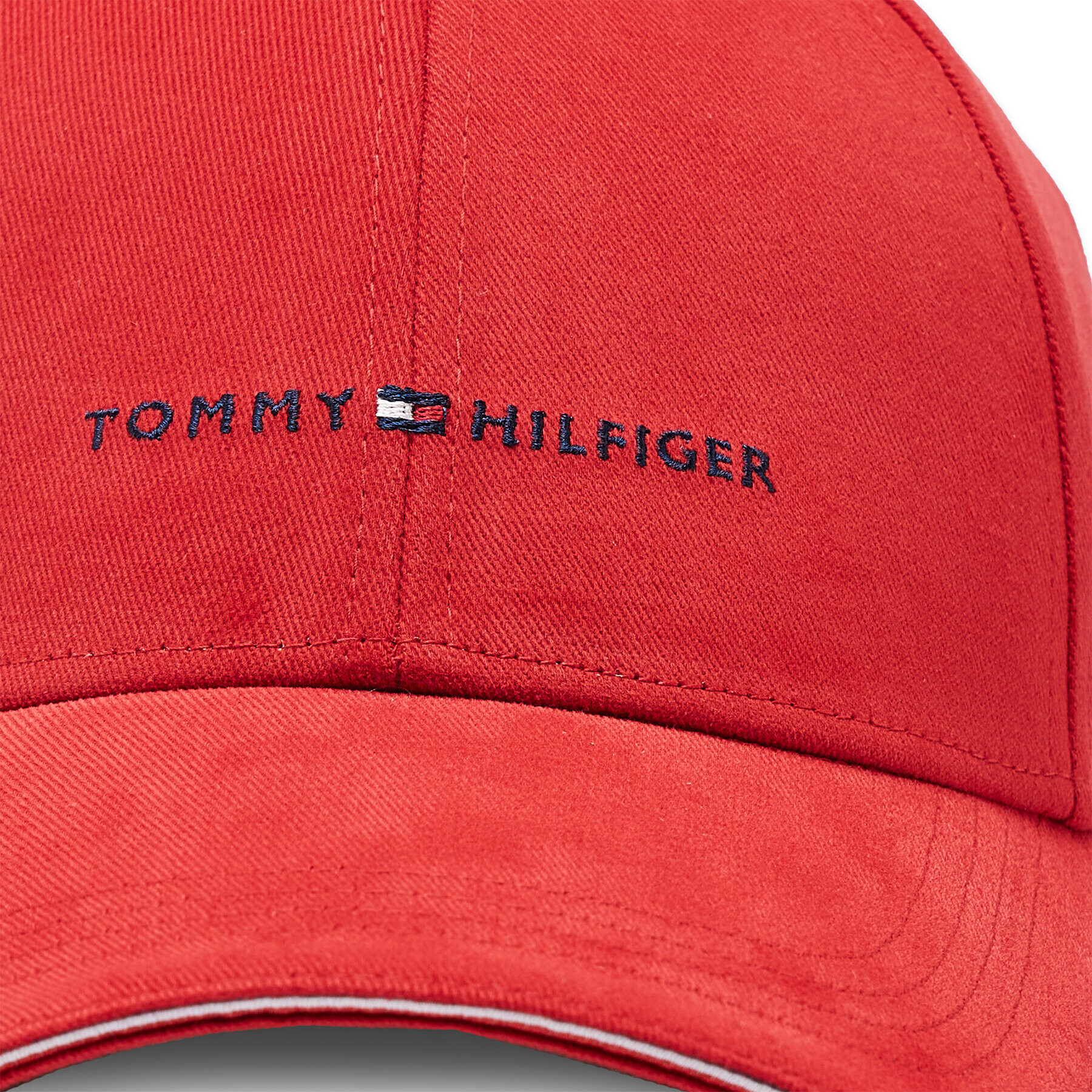 Tommy Hilfiger Шапка с козирка Corporate AM0AM10536 Червен - Pepit.bg