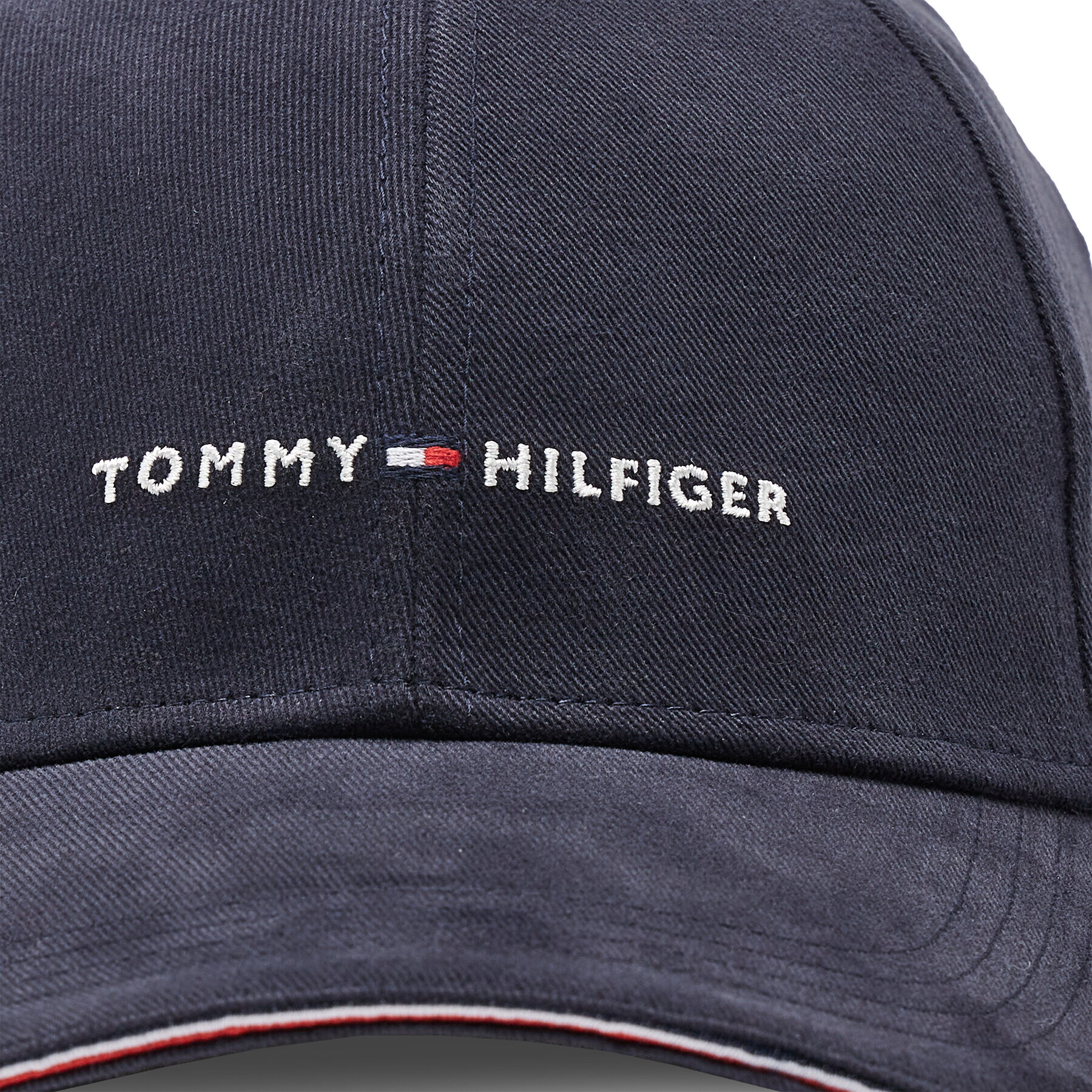 Tommy Hilfiger Шапка с козирка Corporate AM0AM10536 Тъмносин - Pepit.bg