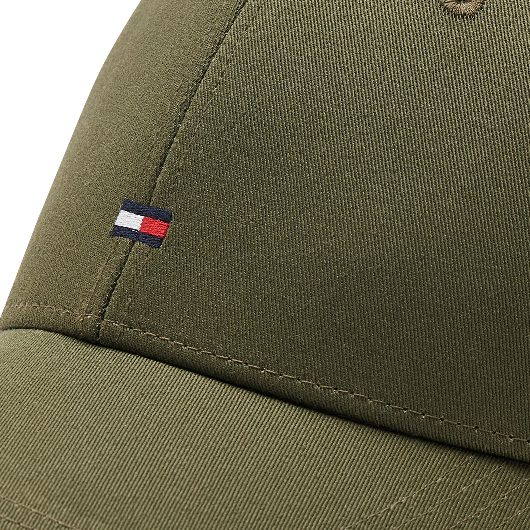 Tommy Hilfiger Шапка с козирка Essential Flag AM0AM10355 Зелен - Pepit.bg