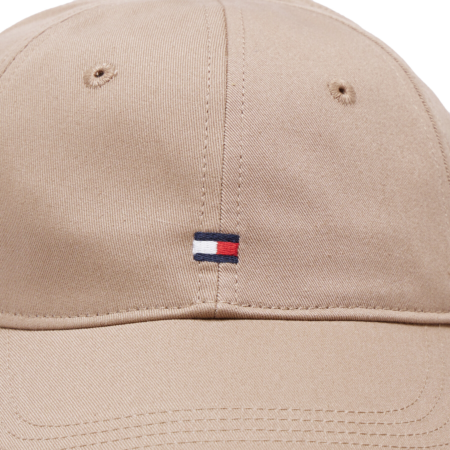 Tommy Hilfiger Шапка с козирка Essential Flag AW0AW14155 Кафяв - Pepit.bg