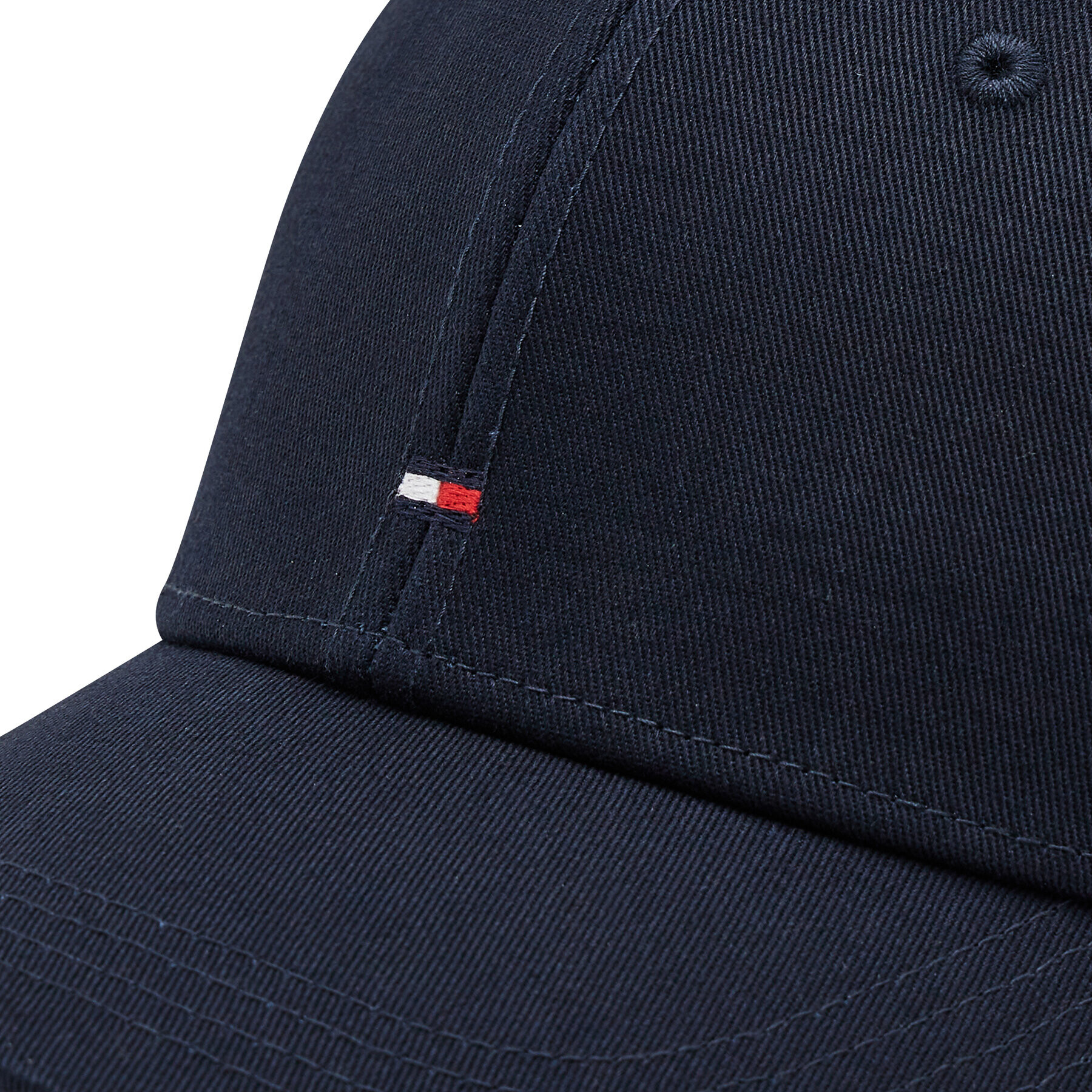 Tommy Hilfiger Шапка с козирка Essential Flag Cap AW0AW10624 Тъмносин - Pepit.bg