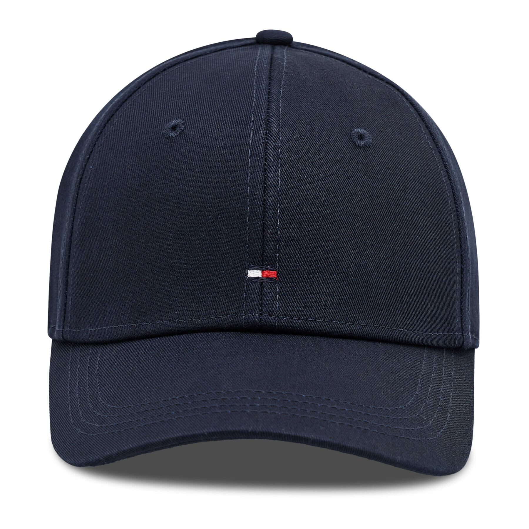 Tommy Hilfiger Шапка с козирка Essential Flag Cap AW0AW10624 Тъмносин - Pepit.bg