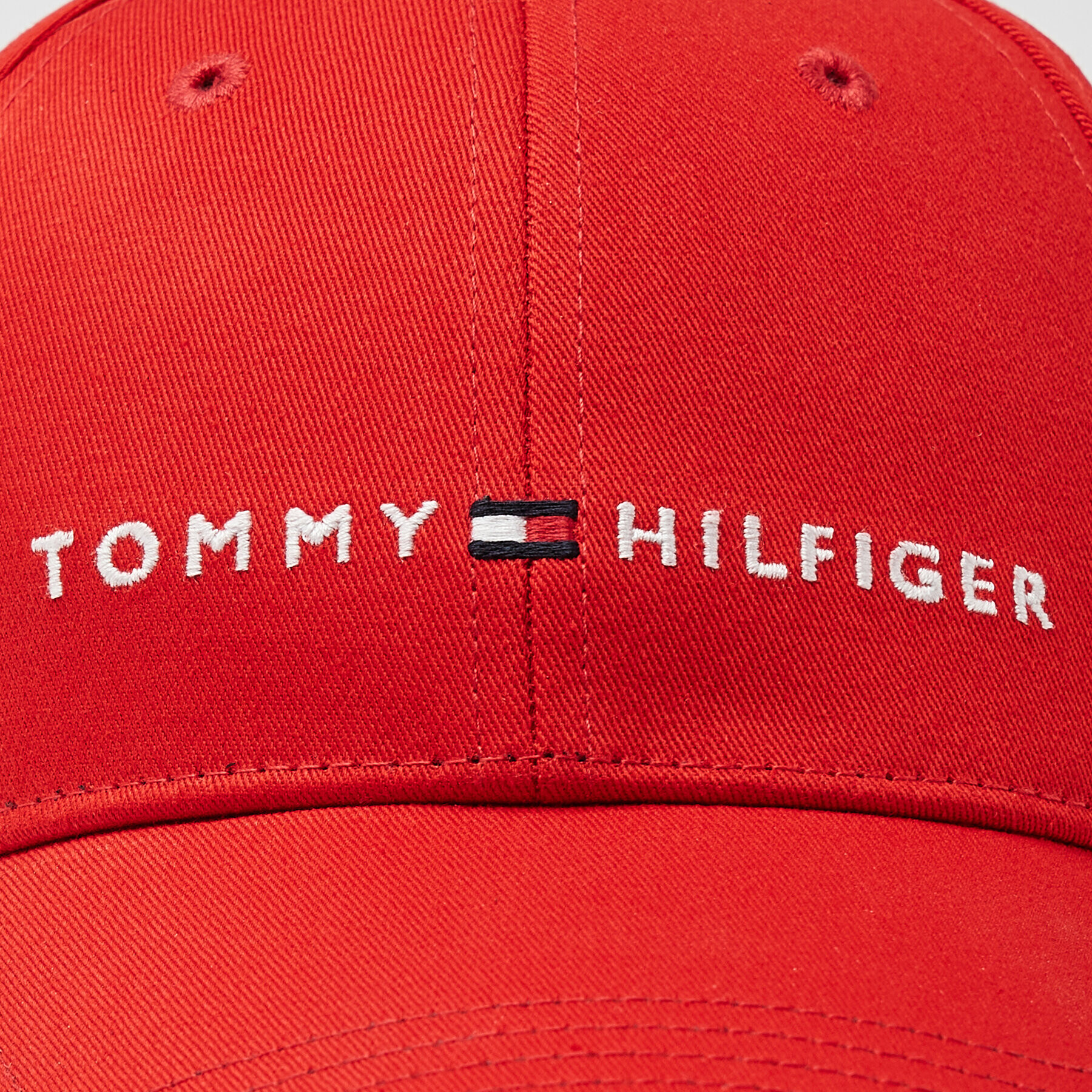 Tommy Hilfiger Шапка с козирка Essentials AU0AU01667 Червен - Pepit.bg