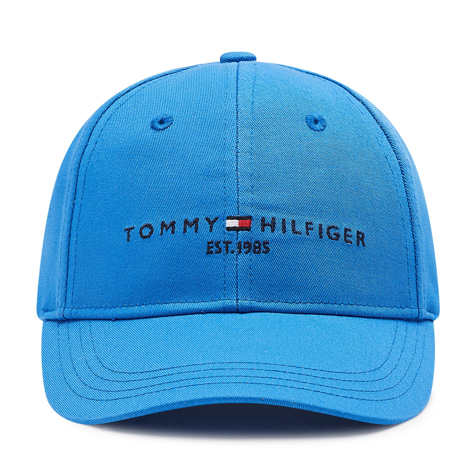 Tommy Hilfiger Шапка с козирка Established AU0AU01497 Син - Pepit.bg