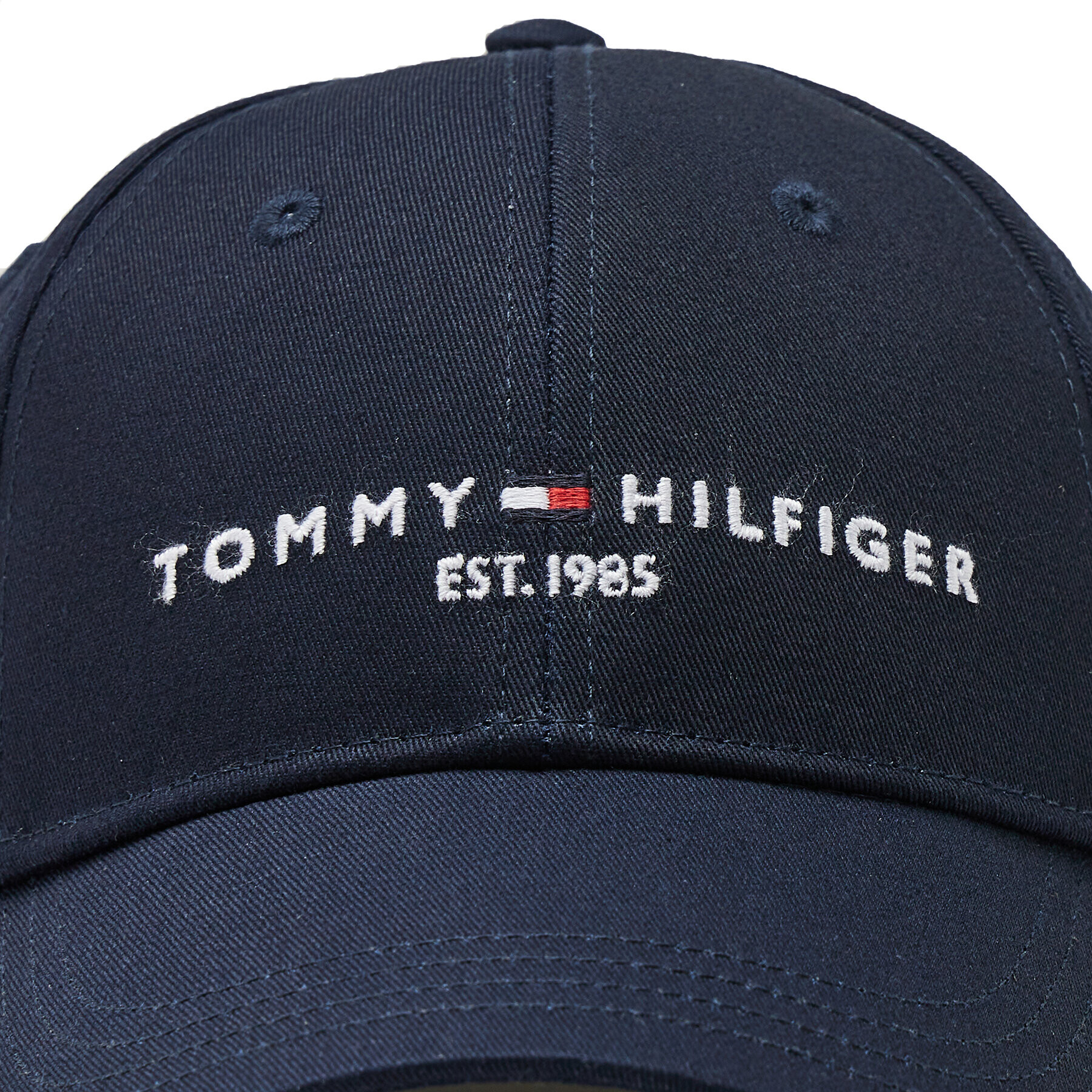 Tommy Hilfiger Шапка с козирка Established AU0AU01529 Тъмносин - Pepit.bg