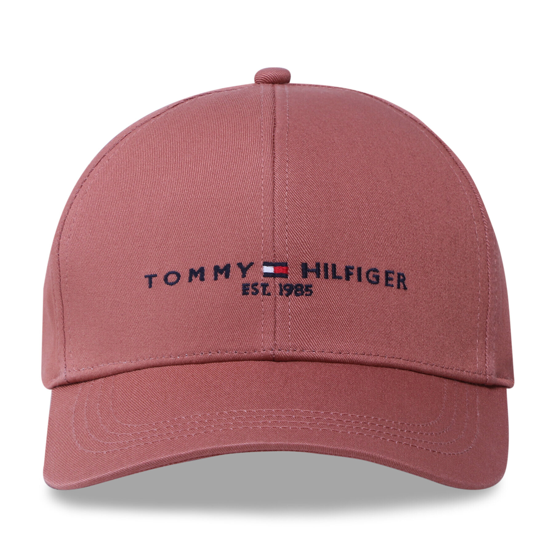 Tommy Hilfiger Шапка с козирка Established Essential Cap AM0AM09487 Кафяв - Pepit.bg