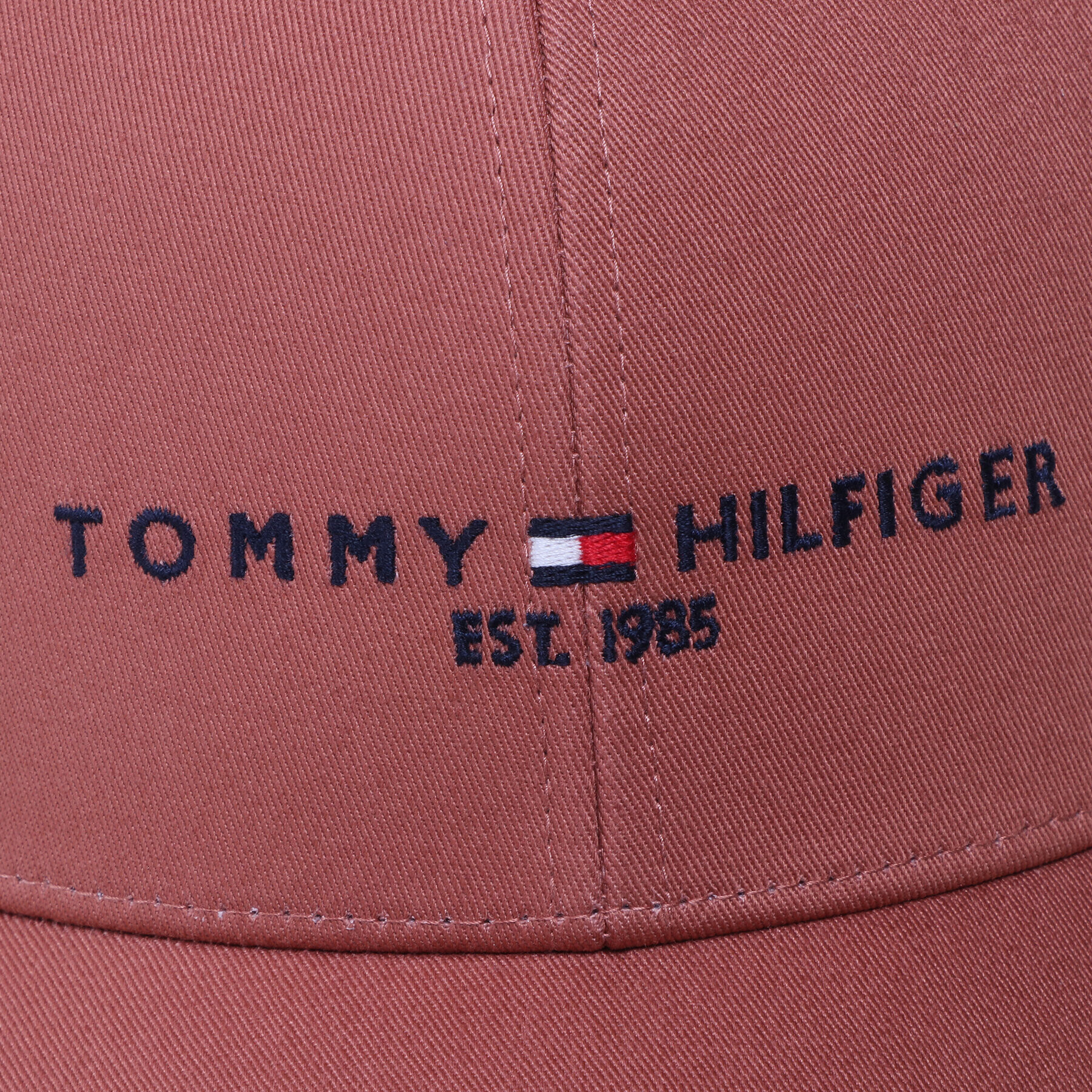 Tommy Hilfiger Шапка с козирка Established Essential Cap AM0AM09487 Кафяв - Pepit.bg