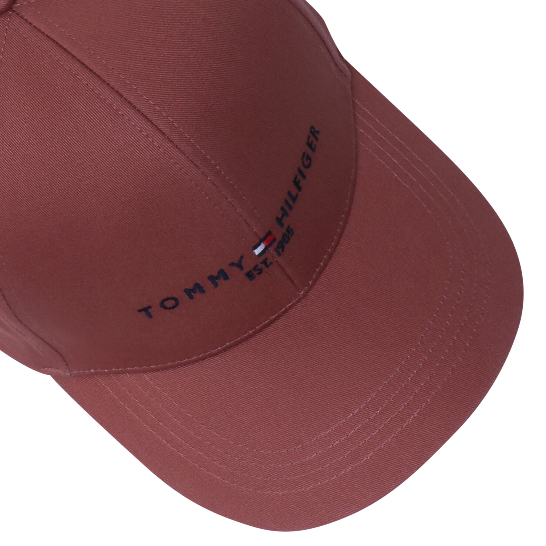 Tommy Hilfiger Шапка с козирка Established Essential Cap AM0AM09487 Кафяв - Pepit.bg