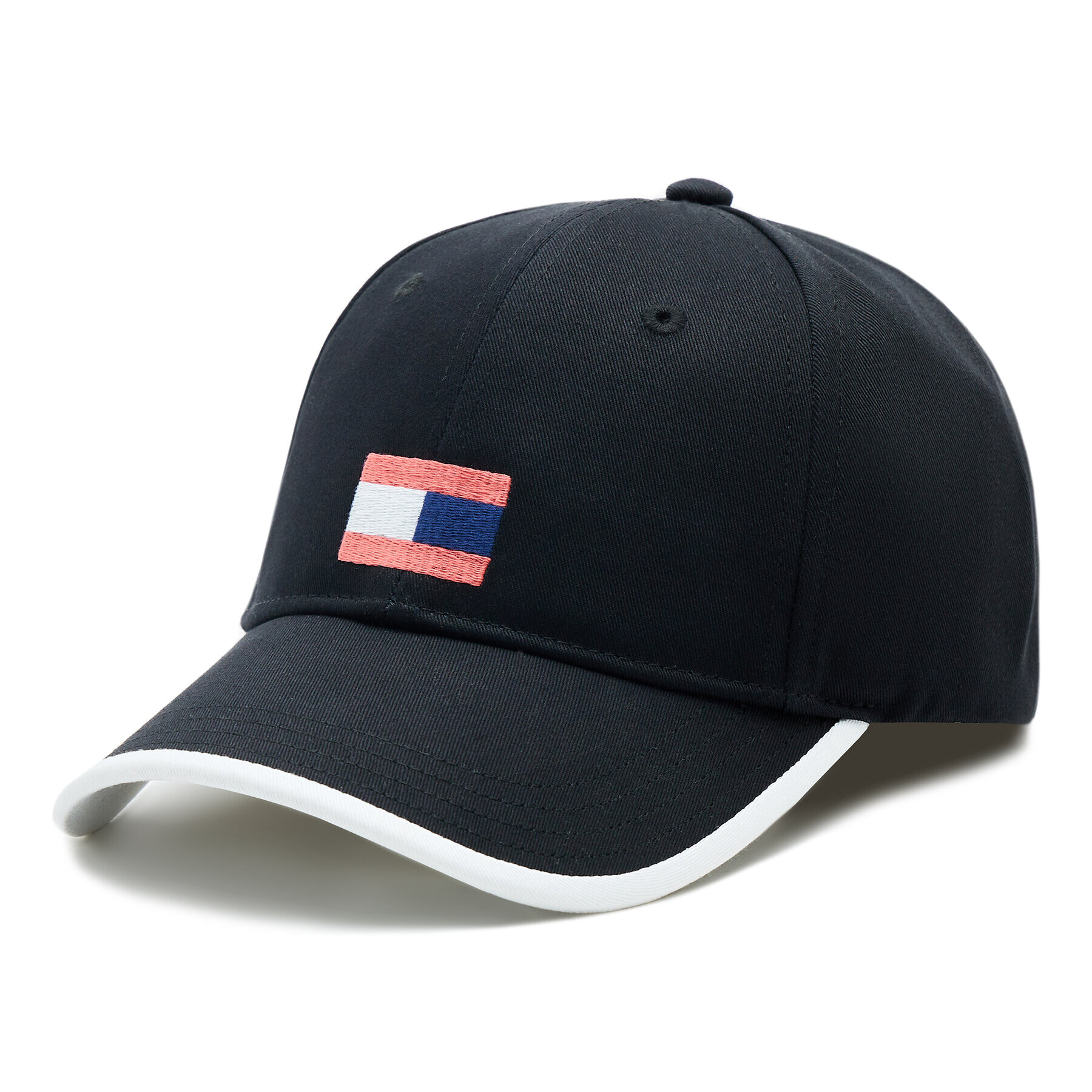 Tommy Hilfiger Шапка с козирка Flag AU0AU01732 Черен - Pepit.bg