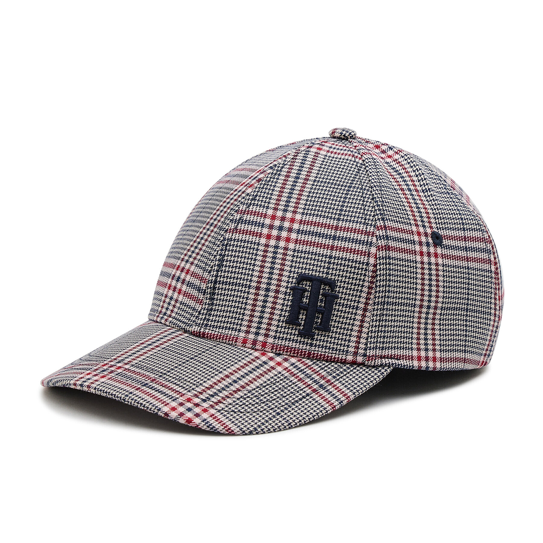 Tommy Hilfiger Шапка с козирка Logo Cap Check AW0AW10252 Цветен - Pepit.bg