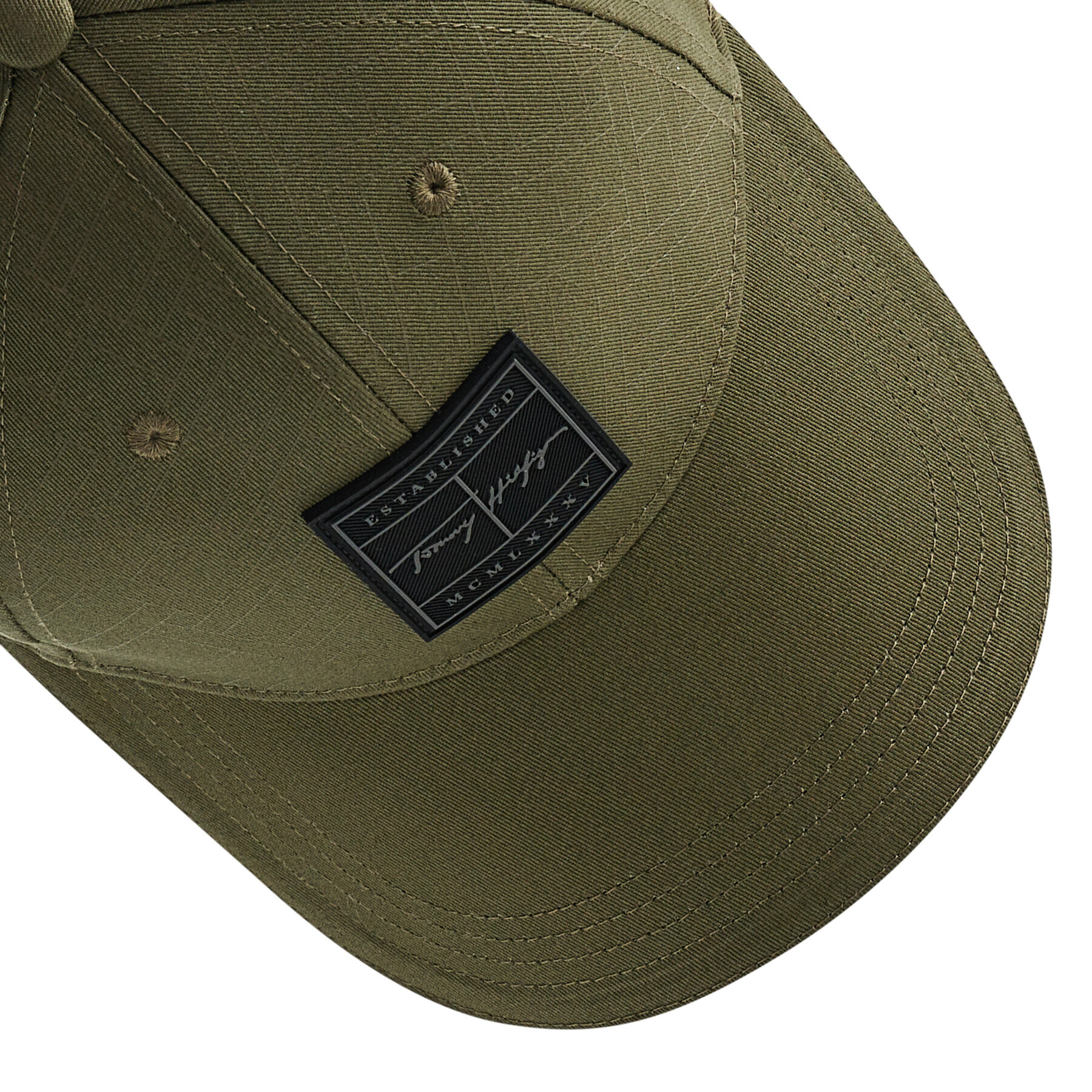 Tommy Hilfiger Шапка с козирка Modern Surplus Patch Cap AM0AM08617 Зелен - Pepit.bg