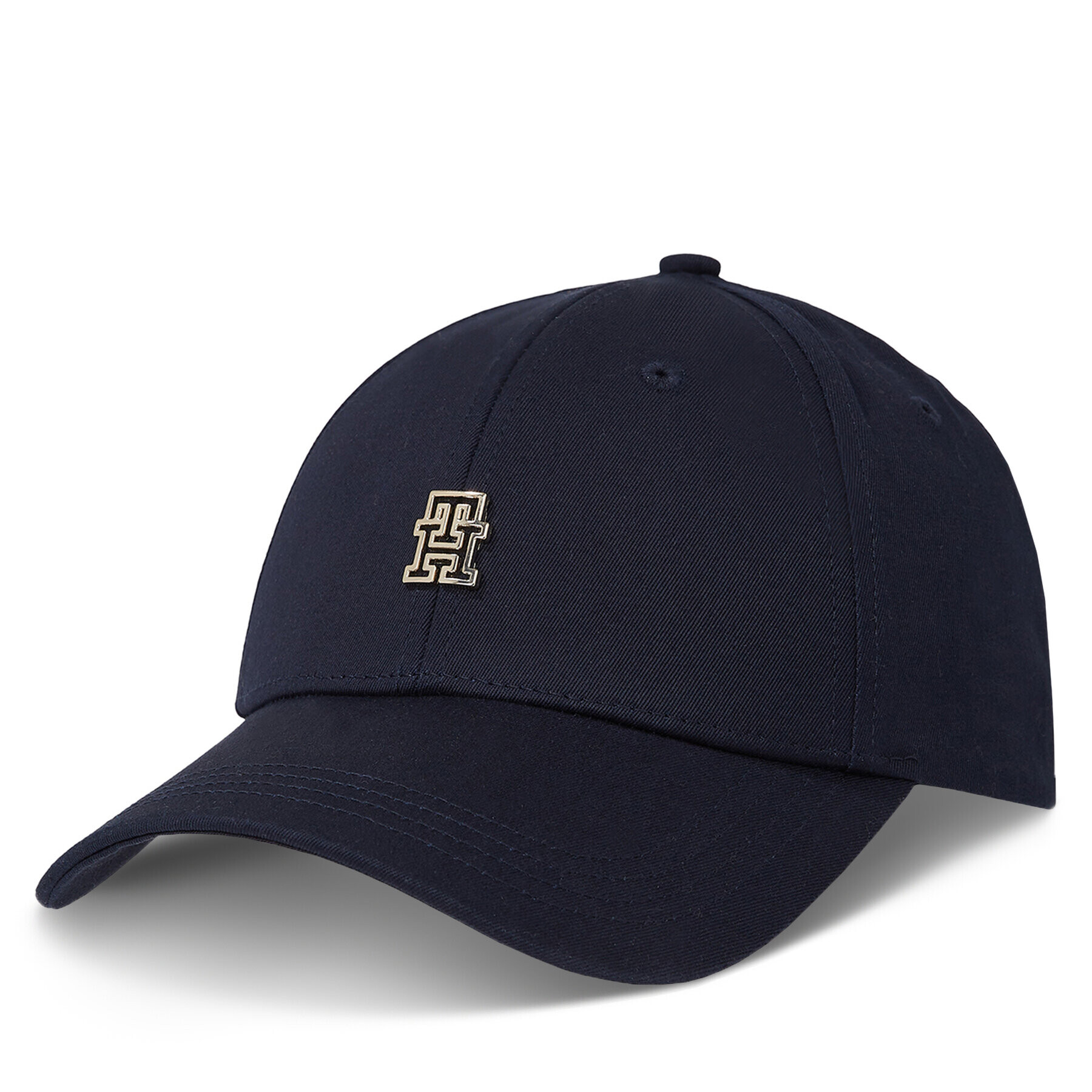 Tommy Hilfiger Шапка с козирка Monogram Cap AW0AW15294 Тъмносин - Pepit.bg