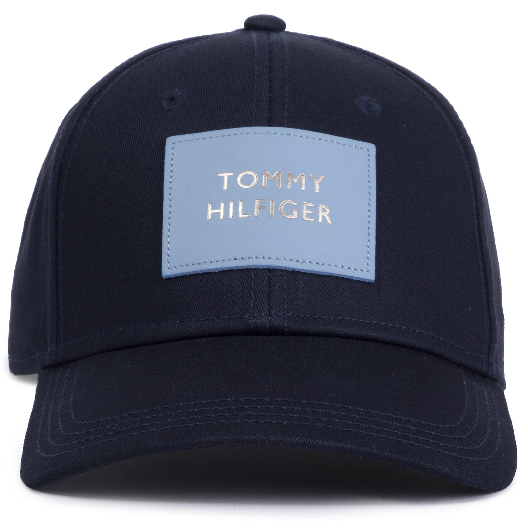 Tommy Hilfiger Шапка с козирка Patch Cap AW0AW06797 Тъмносин - Pepit.bg