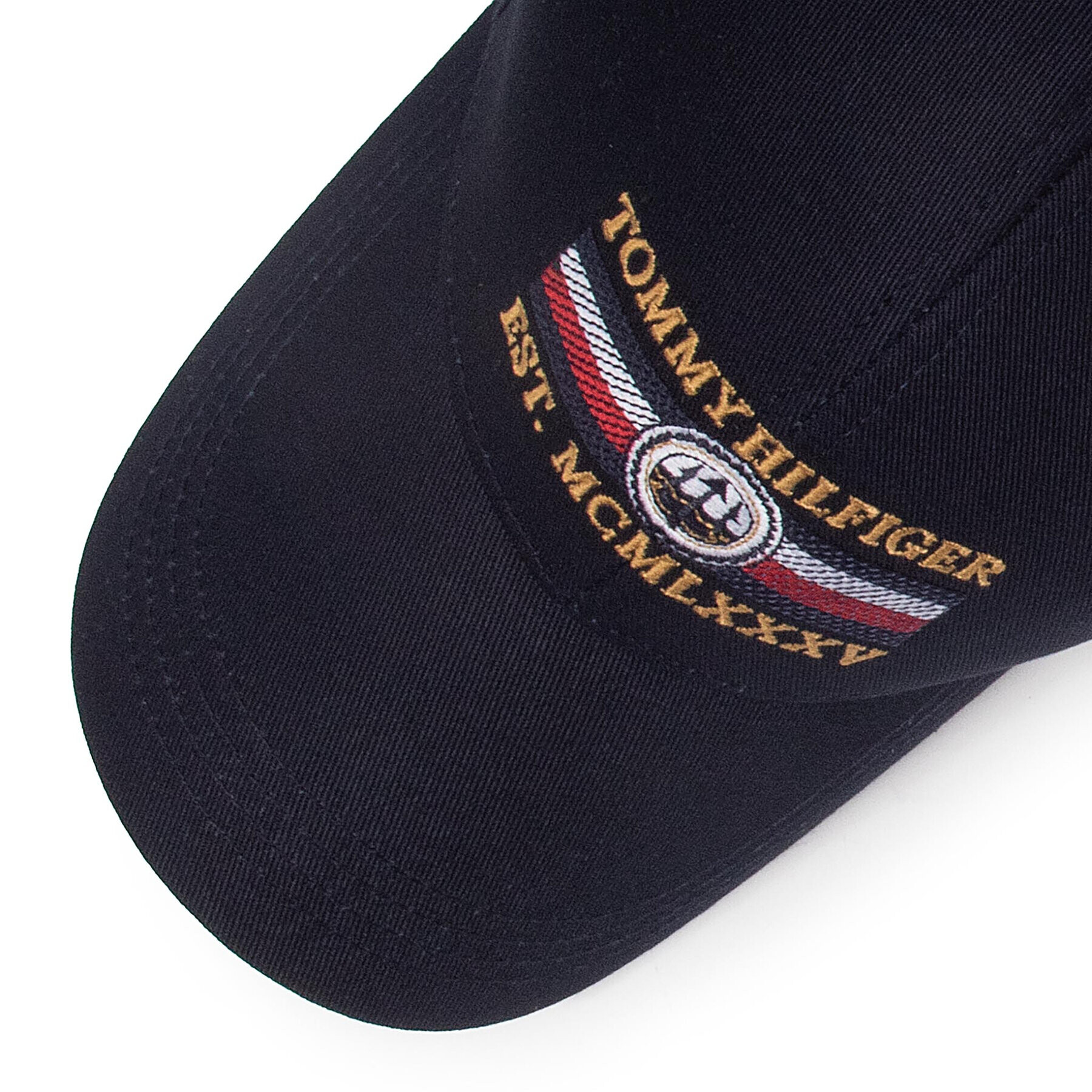 Tommy Hilfiger Шапка с козирка Seasonal Icon Cap Est. M0AM06114 Тъмносин - Pepit.bg