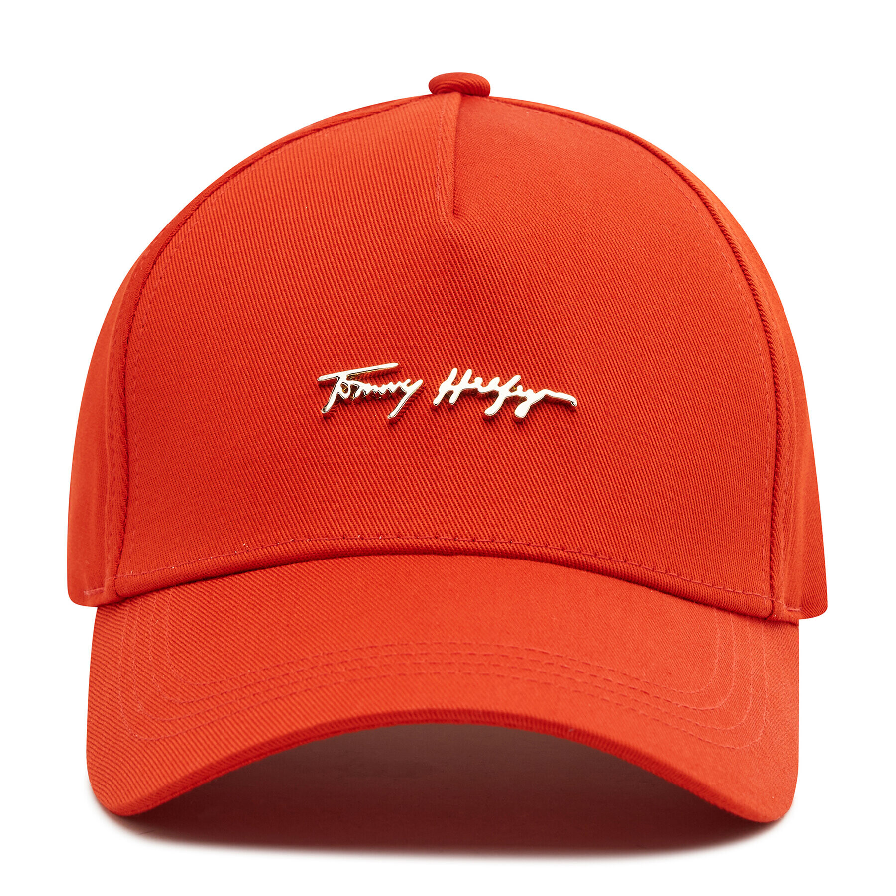 Tommy Hilfiger Шапка с козирка Signature Fresh Cap AW0AW10618 Червен - Pepit.bg