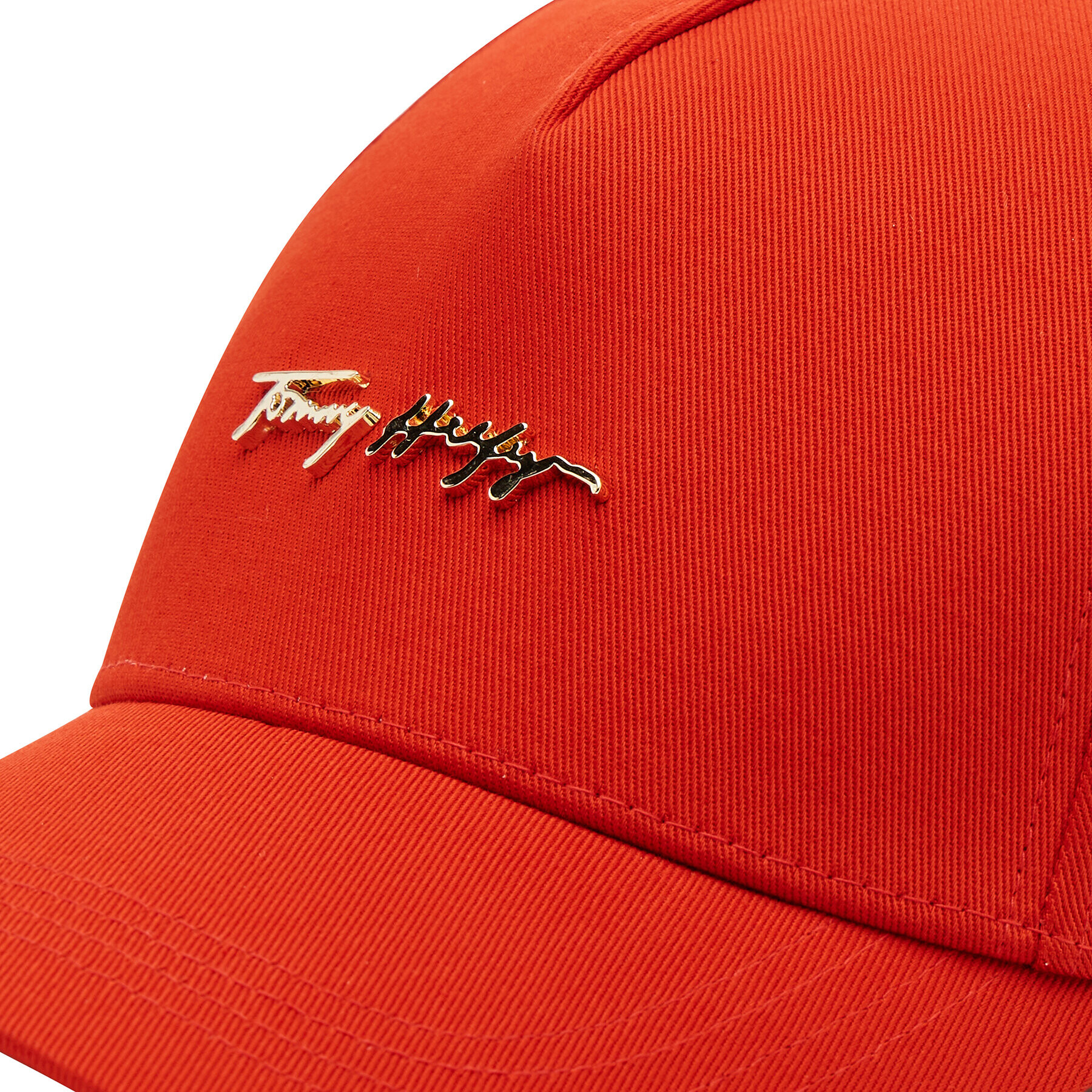 Tommy Hilfiger Шапка с козирка Signature Fresh Cap AW0AW10618 Червен - Pepit.bg