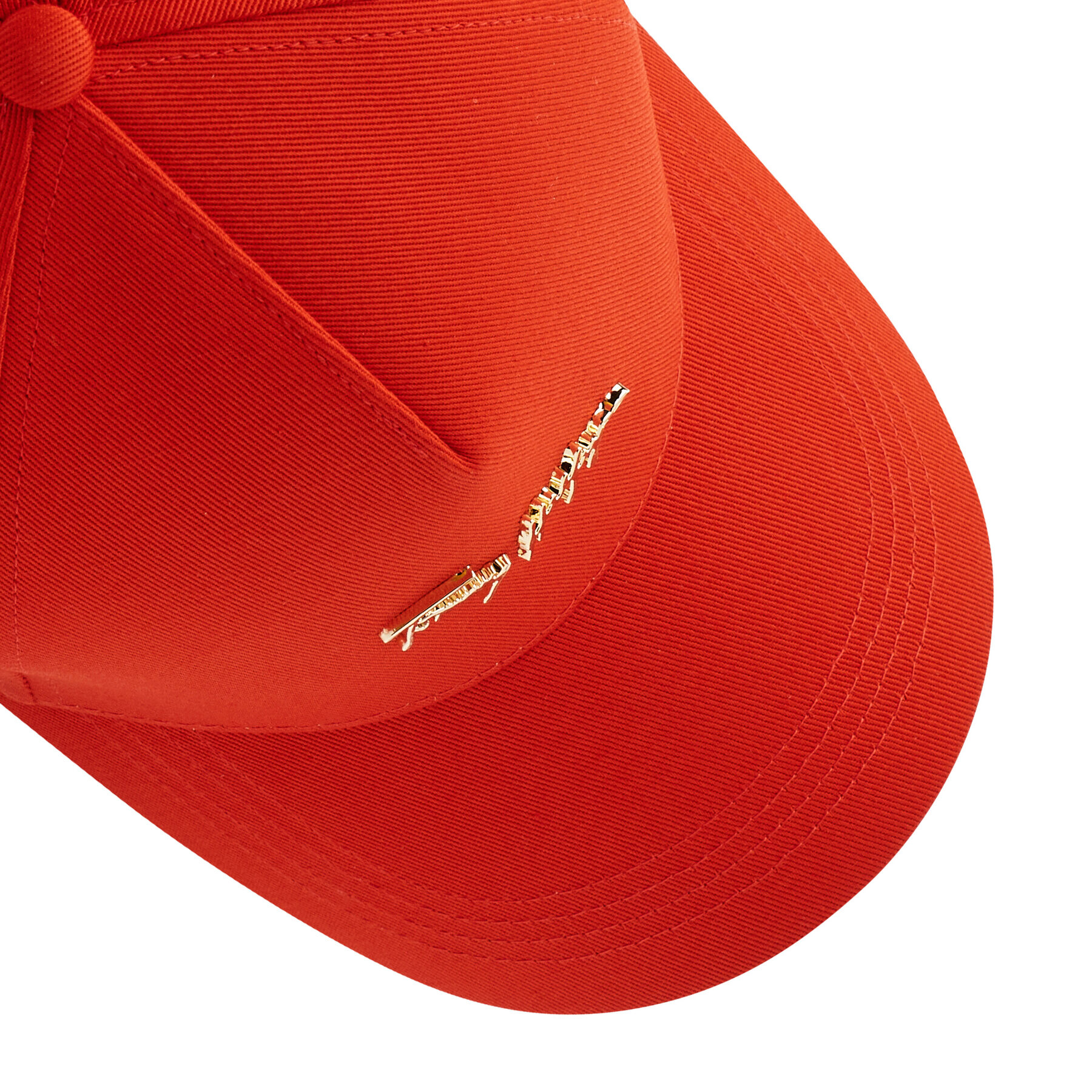 Tommy Hilfiger Шапка с козирка Signature Fresh Cap AW0AW10618 Червен - Pepit.bg