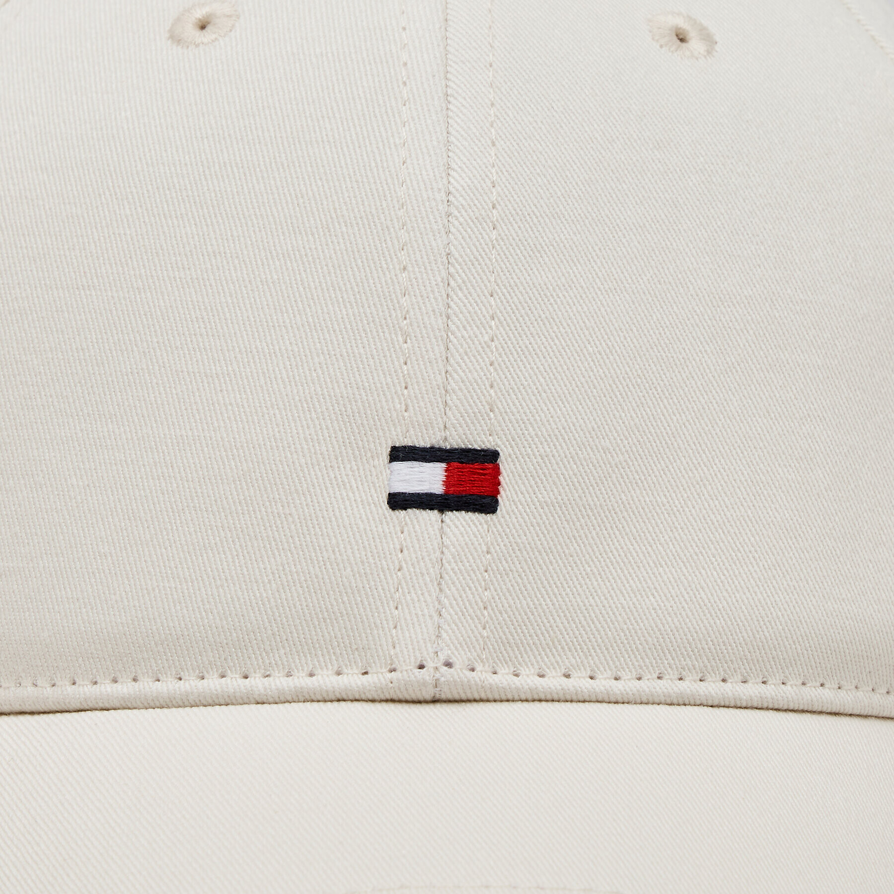 Tommy Hilfiger Шапка с козирка Small Flag Cap AU0AU01528 Бежов - Pepit.bg