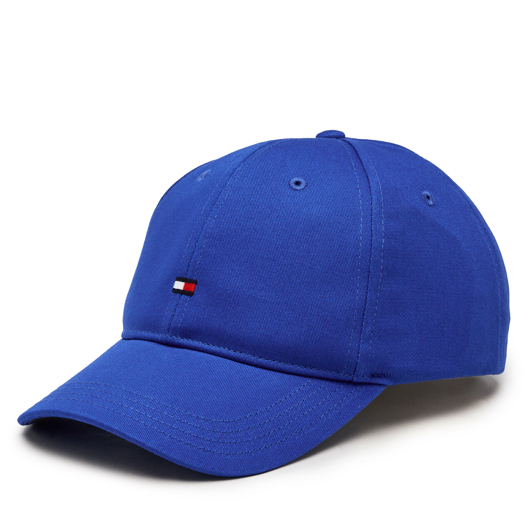 Tommy Hilfiger Шапка с козирка Small Flag Cap AU0AU01528 Син - Pepit.bg