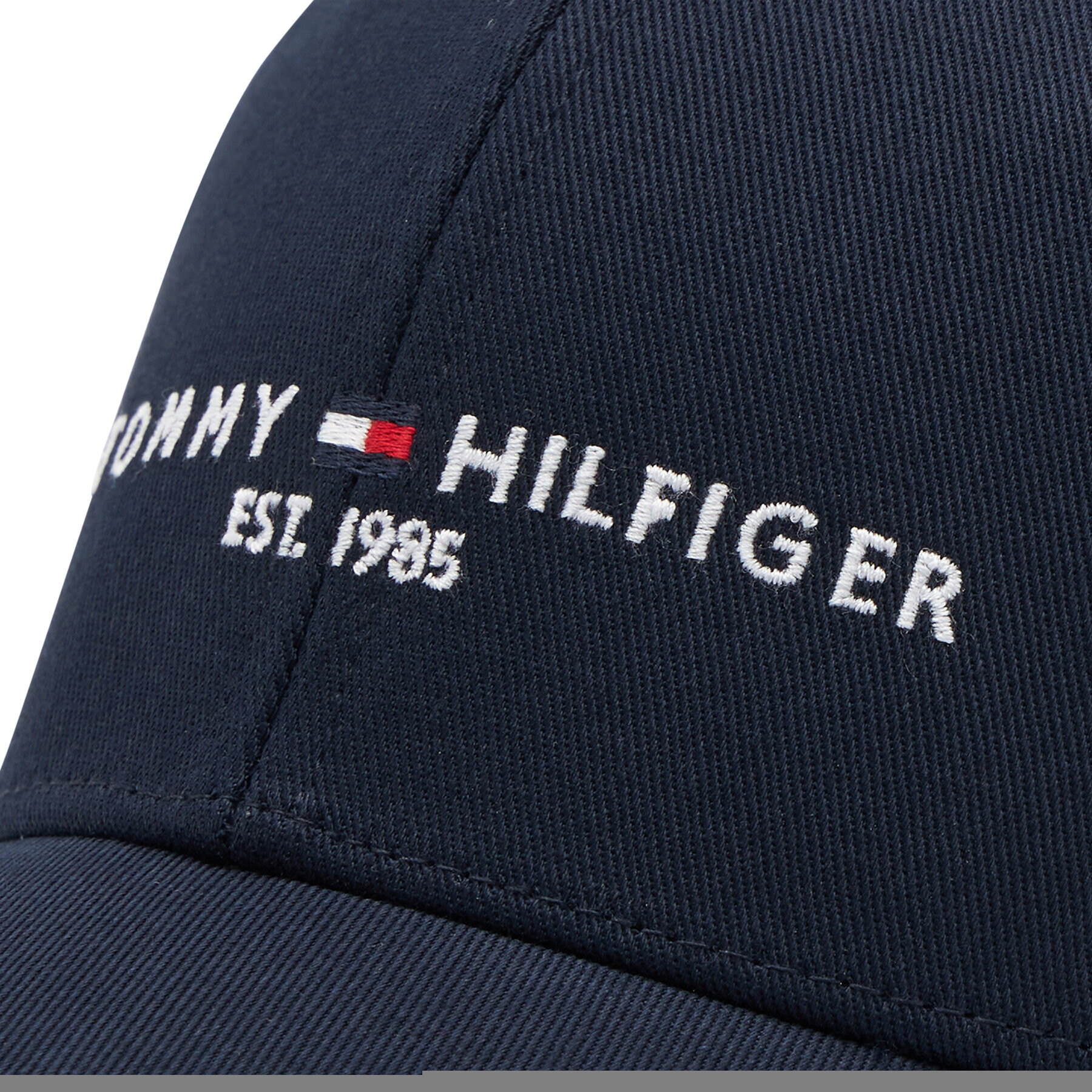 Tommy Hilfiger Шапка с козирка Th Established Cap AM0AM07352 Тъмносин - Pepit.bg