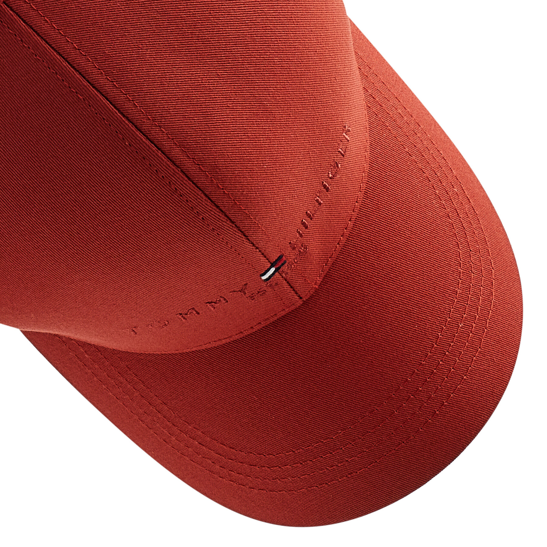 Tommy Hilfiger Шапка с козирка Th Established Cap AM0AM08277 Червен - Pepit.bg