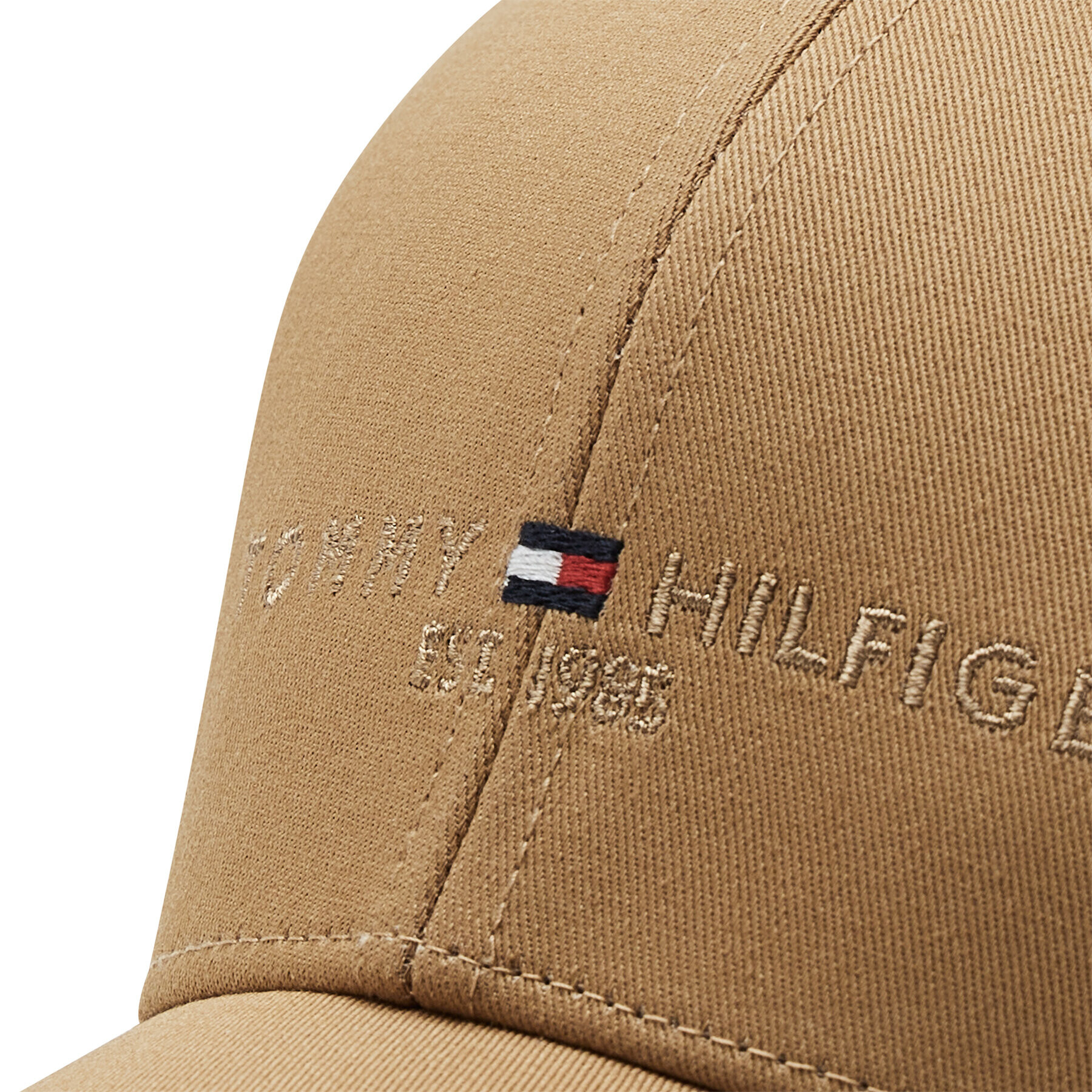 Tommy Hilfiger Шапка с козирка Th Established Cap AM0AM08277 Кафяв - Pepit.bg