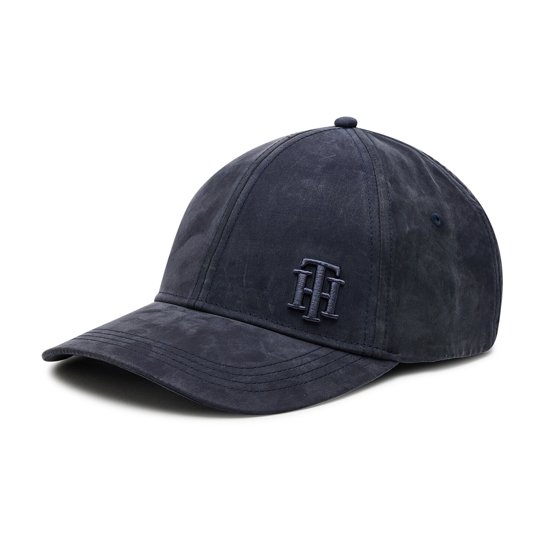 Tommy Hilfiger Шапка с козирка Th Logo Cap AW0AW10058 Тъмносин - Pepit.bg