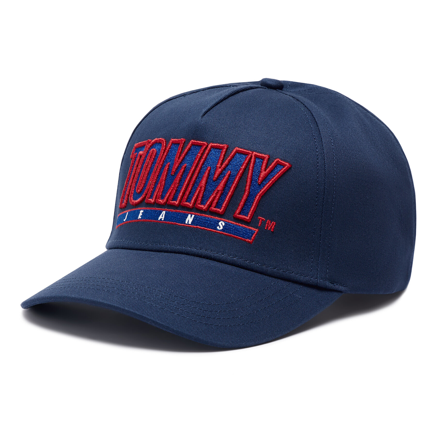 Tommy Jeans Шапка с козирка Tjm Heritage Studium Cap AM0AM10583 Тъмносин - Pepit.bg