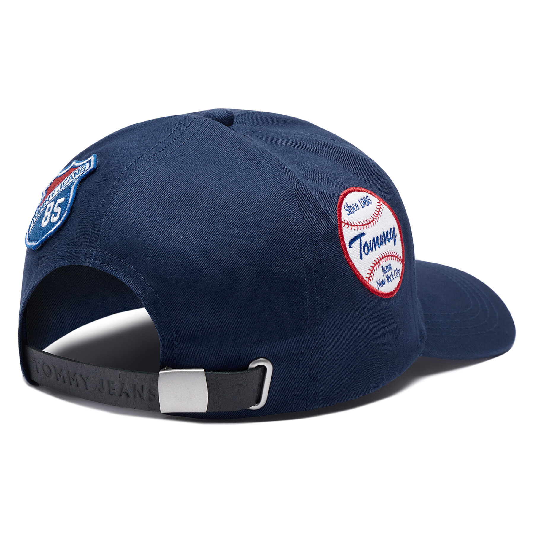 Tommy Jeans Шапка с козирка Tjm Heritage Studium Cap AM0AM10583 Тъмносин - Pepit.bg