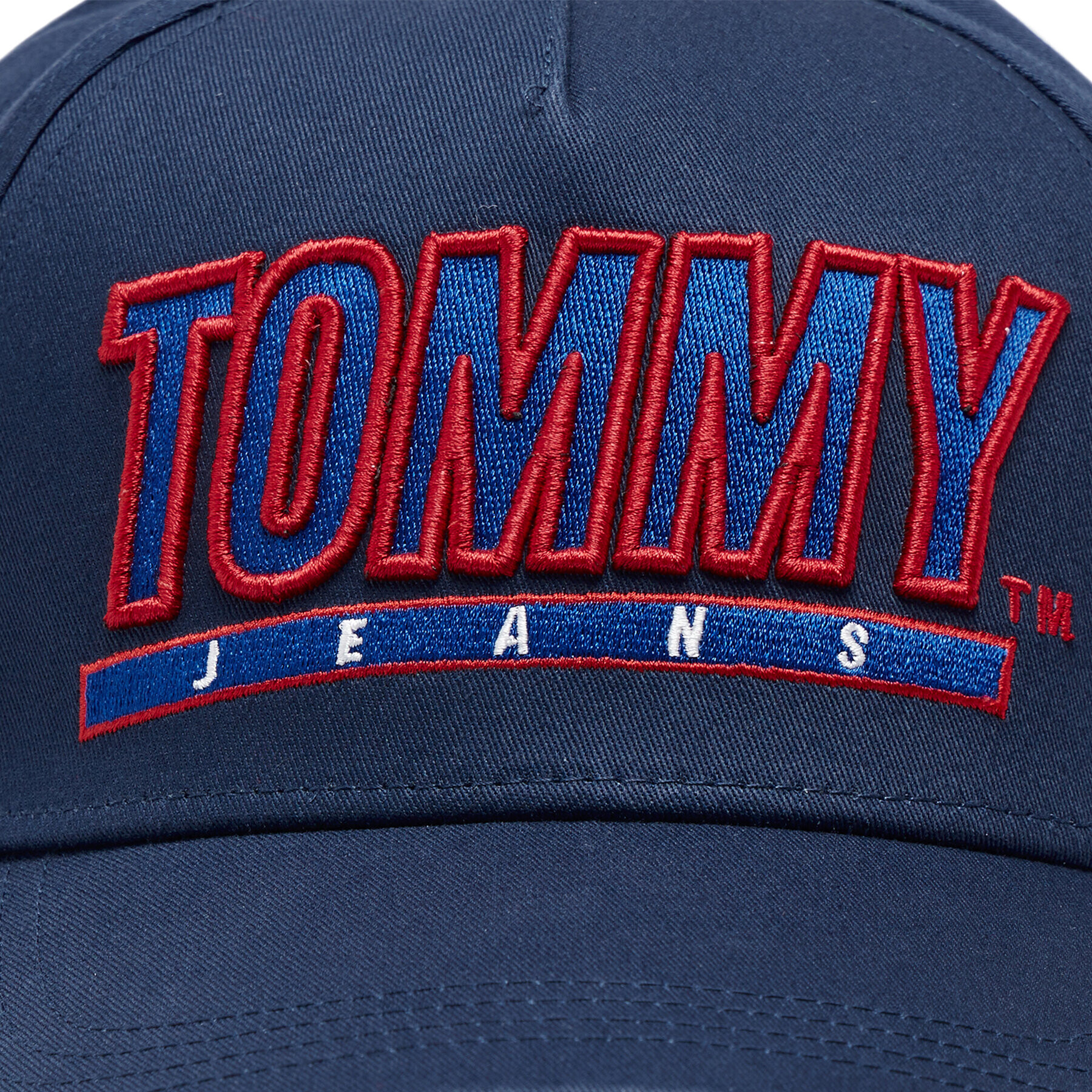 Tommy Jeans Шапка с козирка Tjm Heritage Studium Cap AM0AM10583 Тъмносин - Pepit.bg