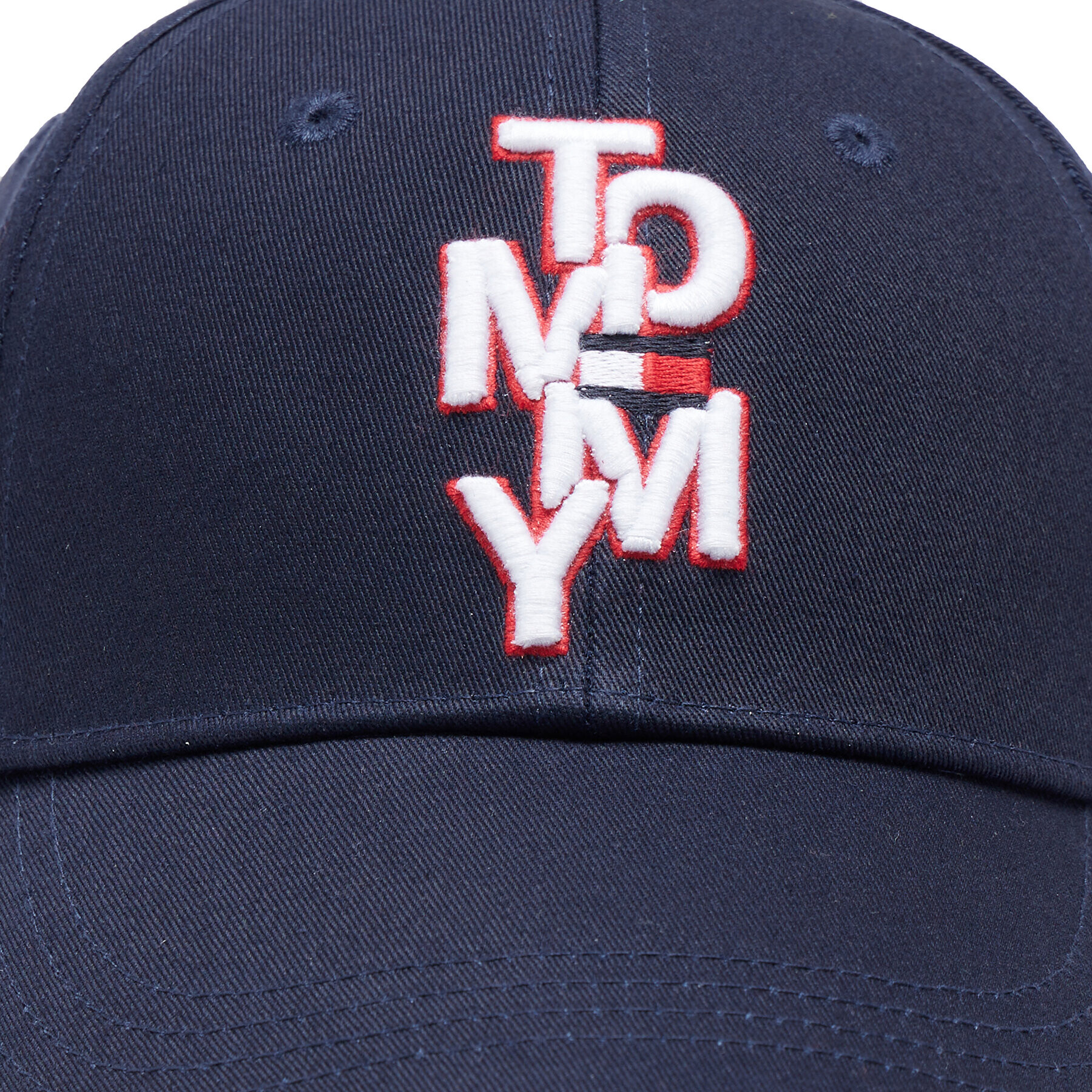 Tommy Hilfiger Шапка с козирка Tommy Logo Cap AU0AU01600 Тъмносин - Pepit.bg