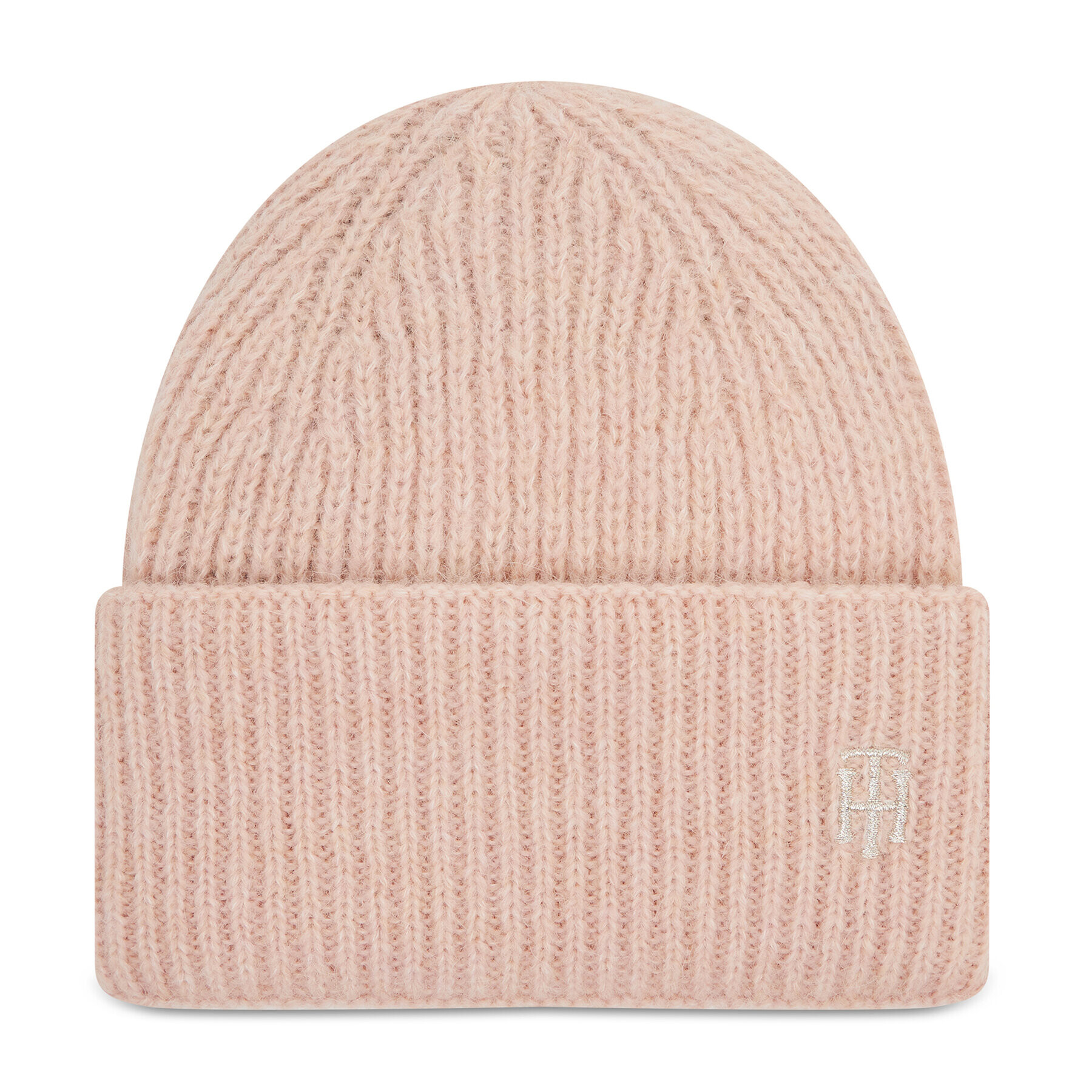 Tommy Hilfiger Шапка Th Effortless Beanie AW0AW10654 Розов - Pepit.bg