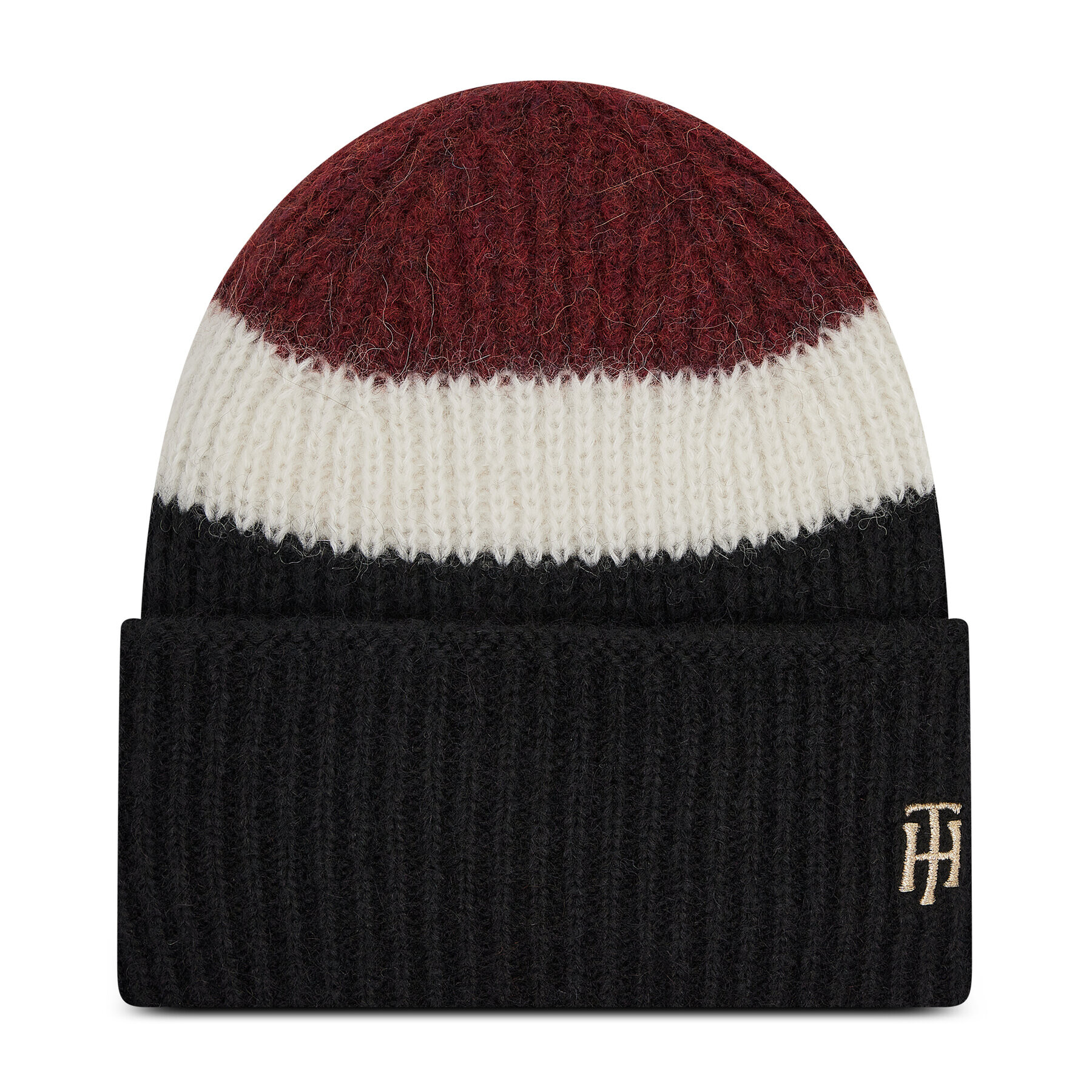 Tommy Hilfiger Шапка Th Effortless Beanie Cb AW0AW10657 Черен - Pepit.bg