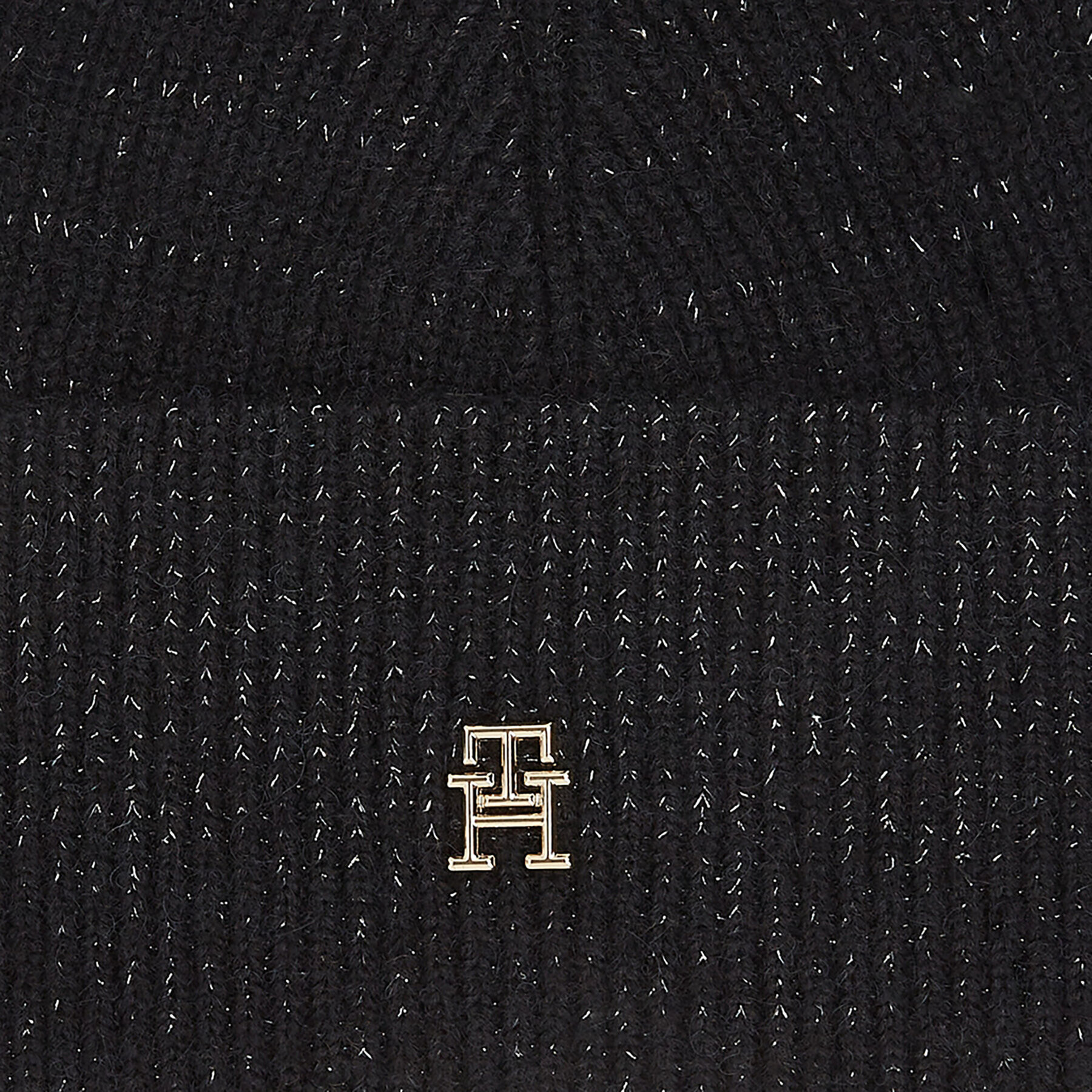 Tommy Hilfiger Шапка Th Evening Beanie AW0AW15319 Черен - Pepit.bg