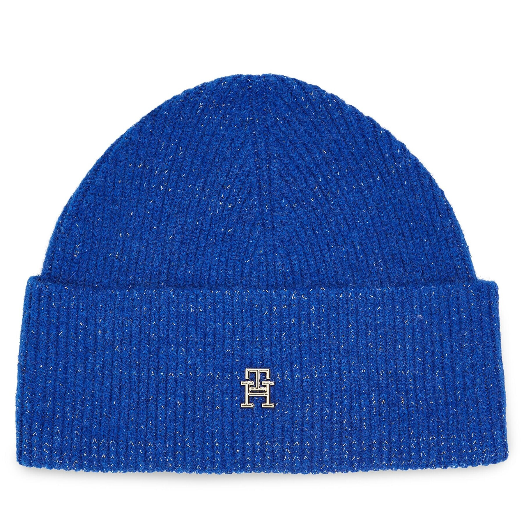 Tommy Hilfiger Шапка Th Evening Beanie AW0AW15319 Син - Pepit.bg