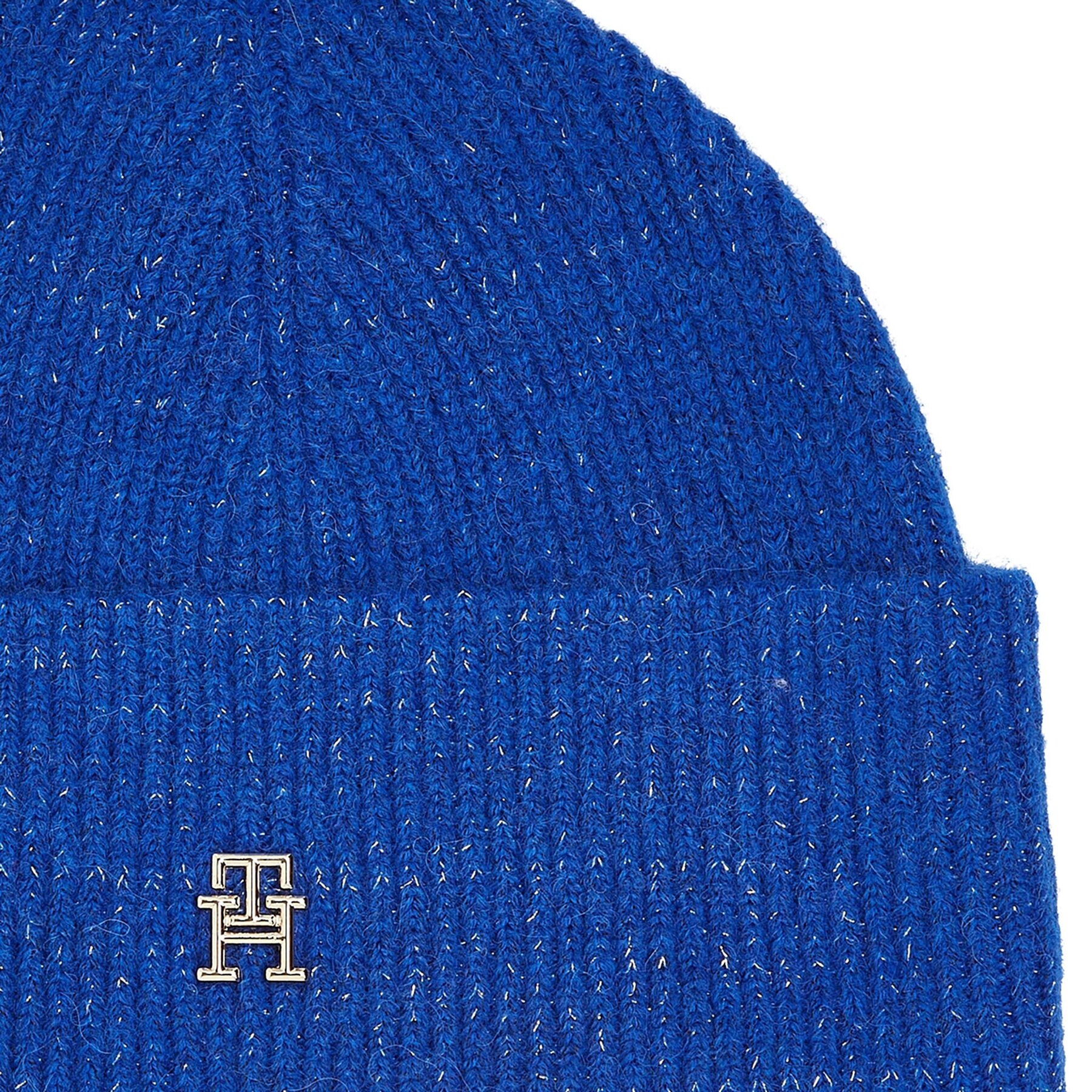 Tommy Hilfiger Шапка Th Evening Beanie AW0AW15319 Син - Pepit.bg