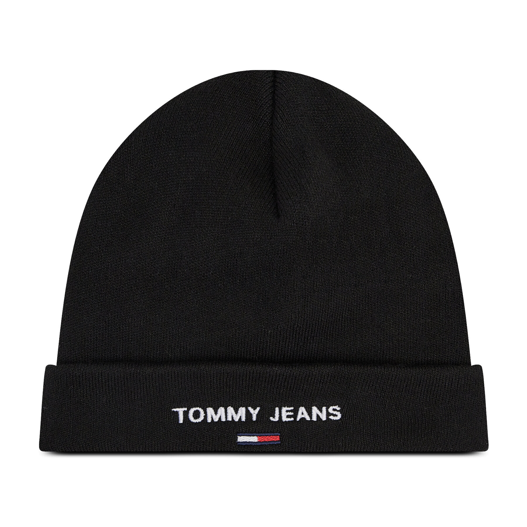 Tommy Jeans Шапка Tjw Sport Beanie AW0AW10707 Черен - Pepit.bg