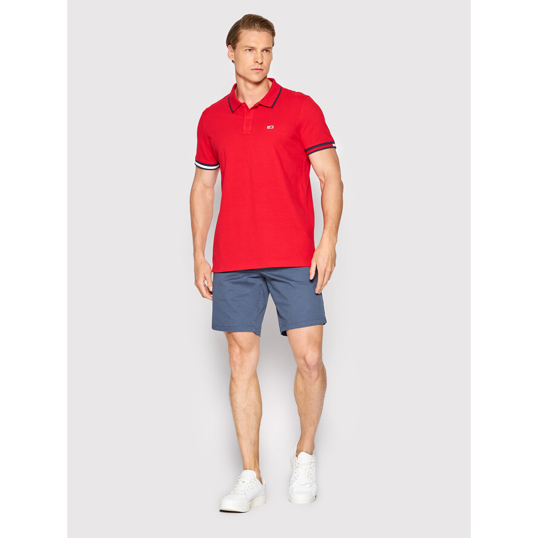 Tommy Hilfiger Шорти от плат Brooklyn MW0MW23563 Син Regular Fit - Pepit.bg