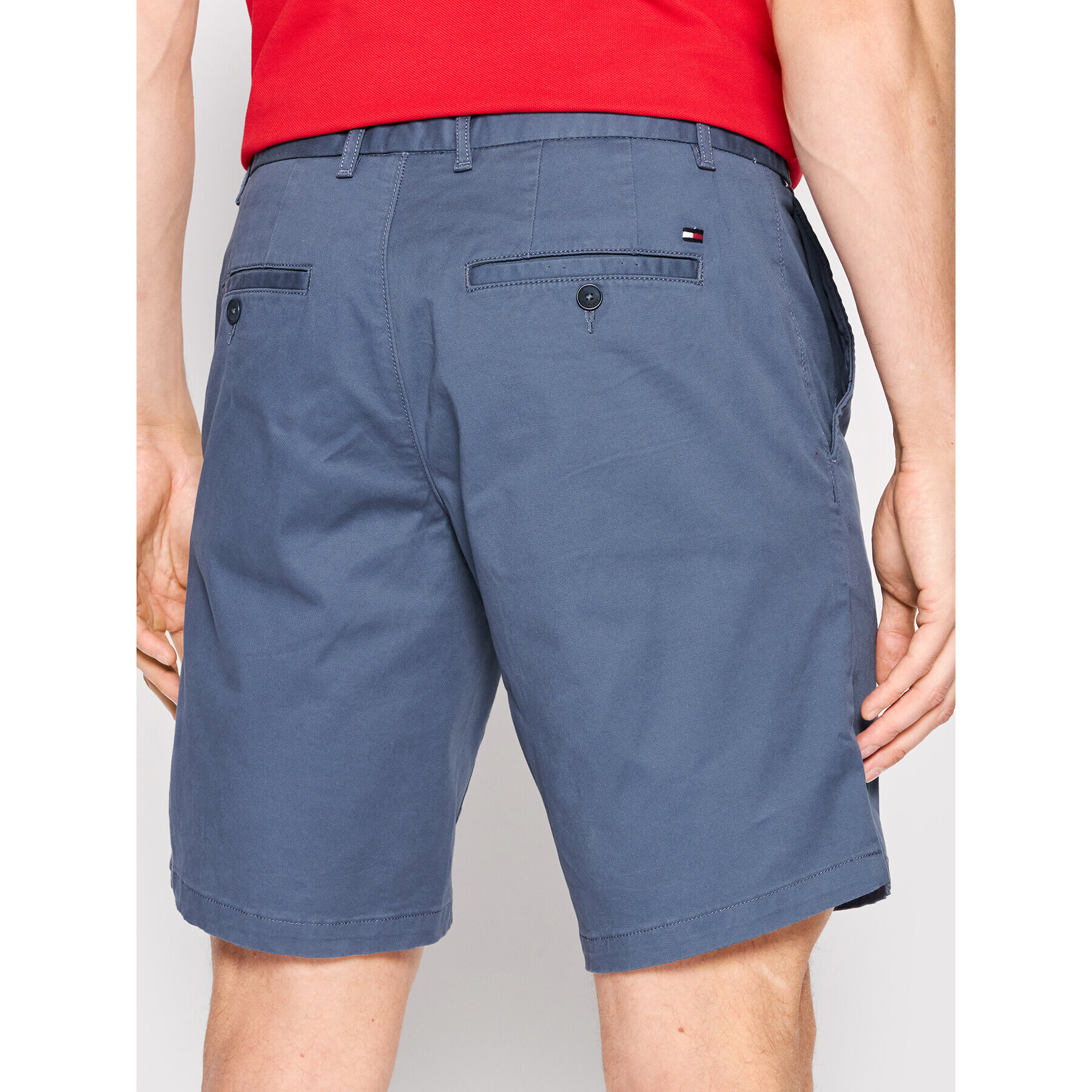 Tommy Hilfiger Шорти от плат Brooklyn MW0MW23563 Син Regular Fit - Pepit.bg