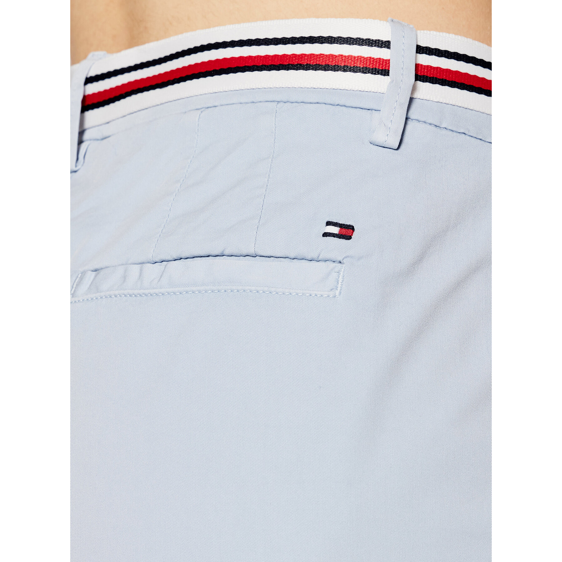 Tommy Hilfiger Шорти от плат Co Tencel WW0WW30482 Син Regular Fit - Pepit.bg