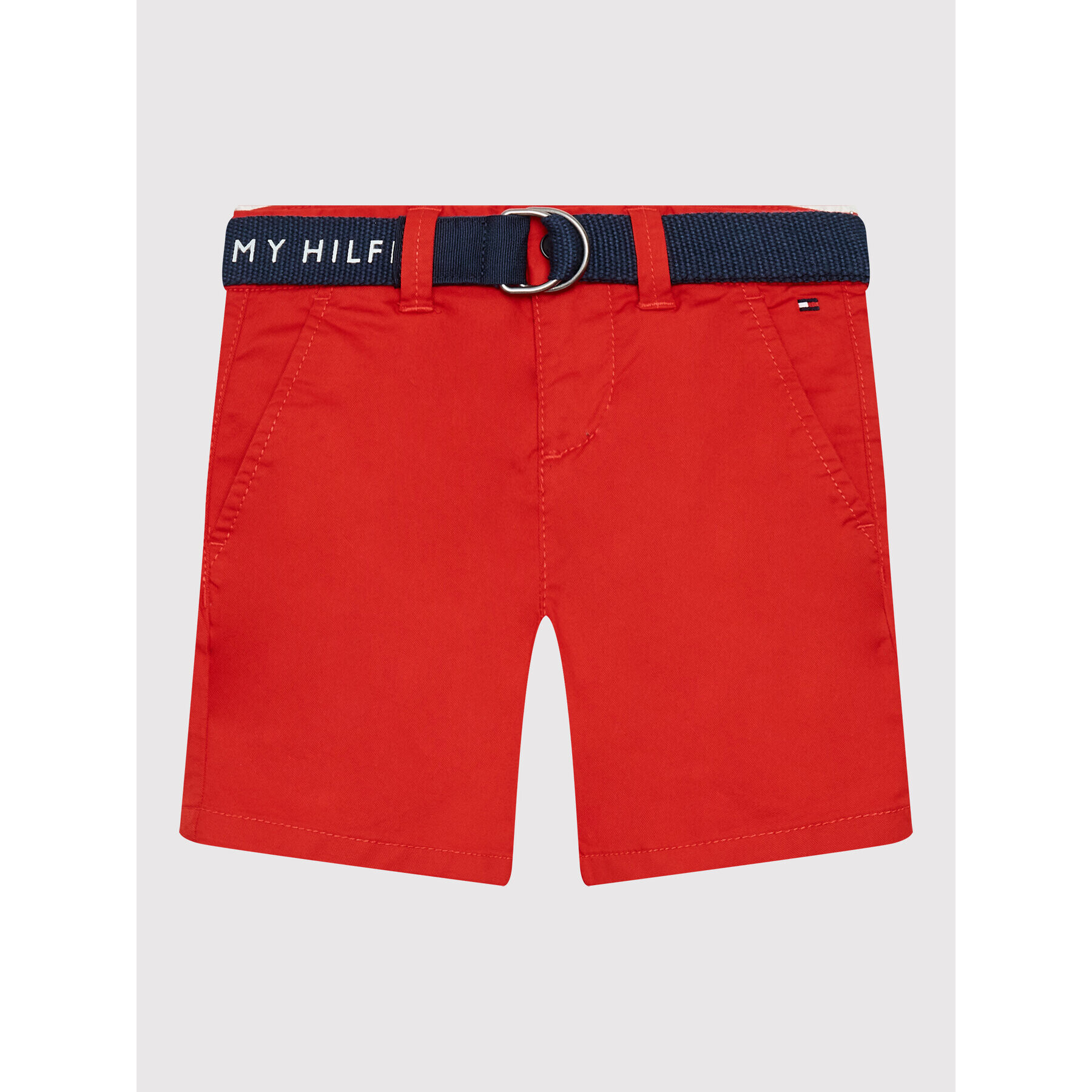 Tommy Hilfiger Шорти от плат Essential KB0KB07399 D Червен Slim Fit - Pepit.bg